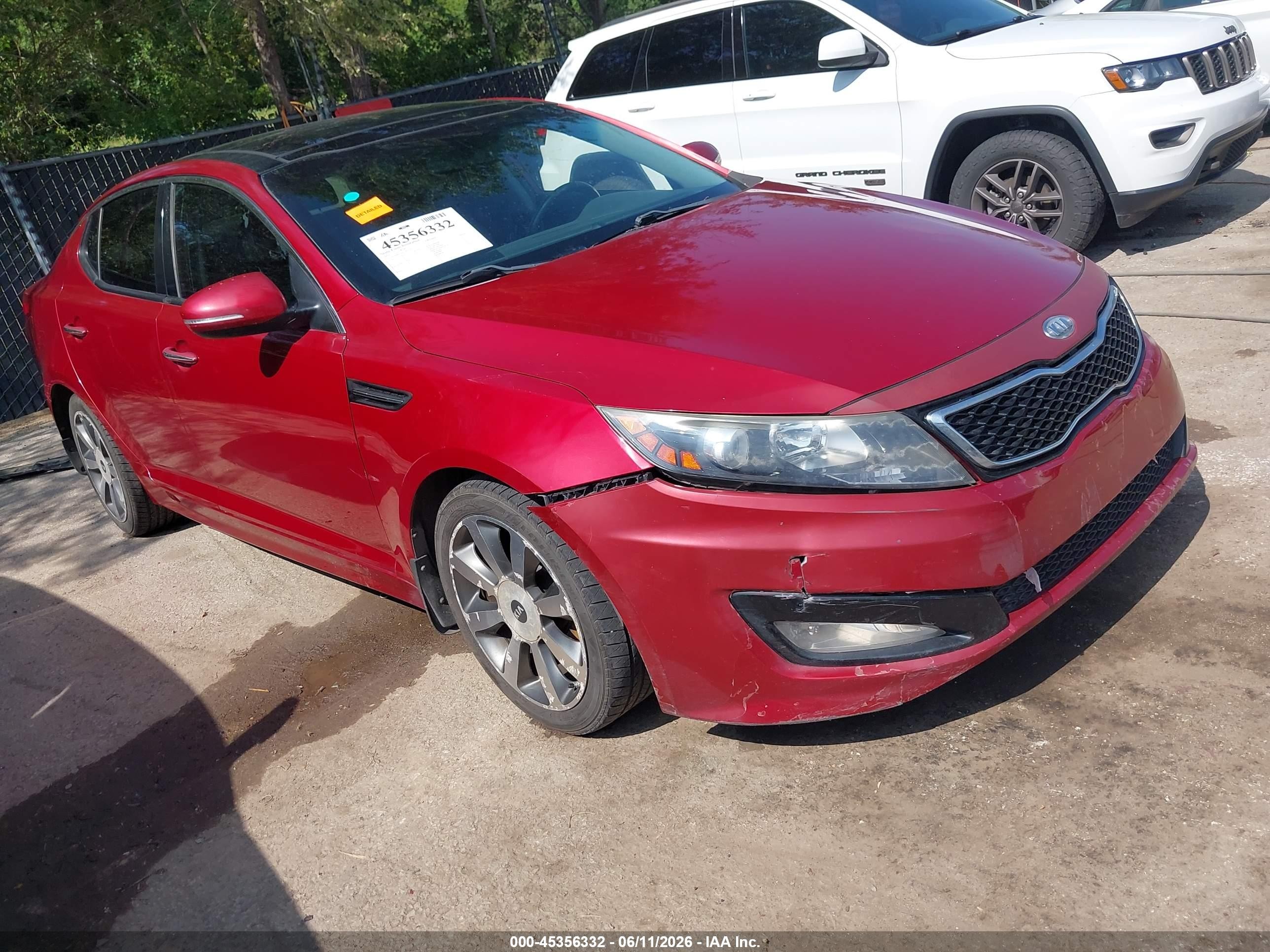 2012 Kia Optima SX, VIN 5XXGR4A62CG075770 — Fresh water flood