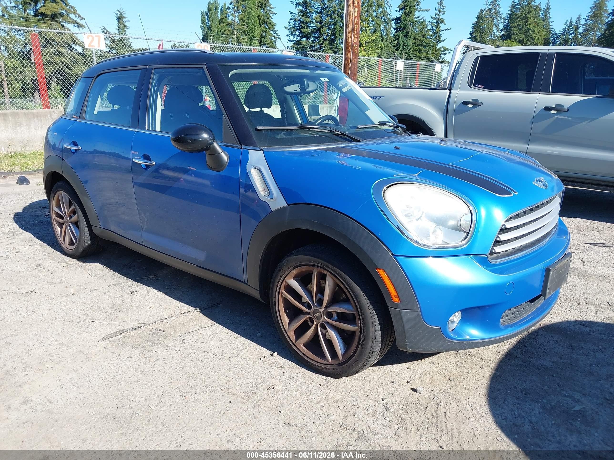 2011 MINI Countryman, VIN WMWZB3C5XBWH94967 — Normal wear