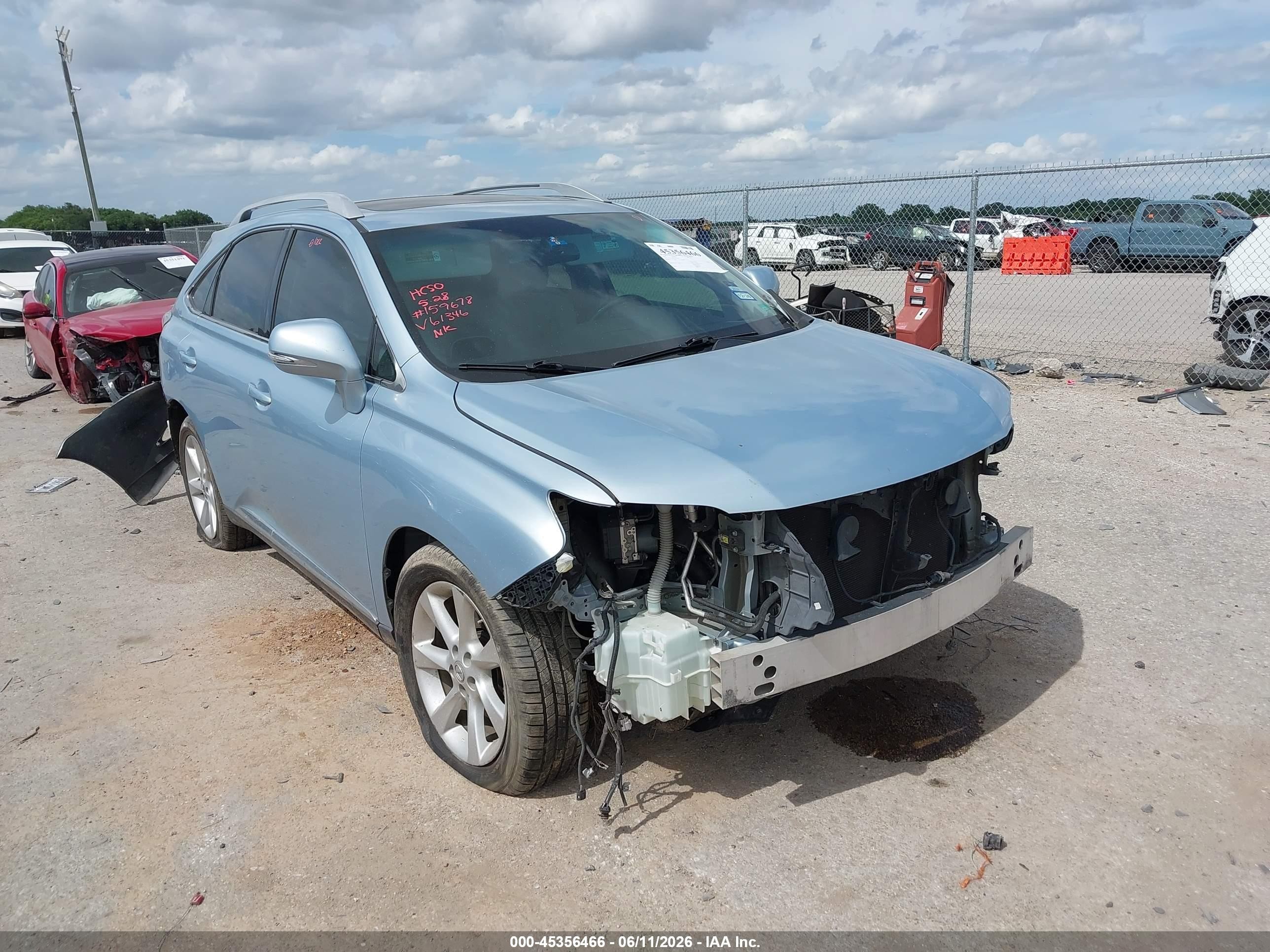 2011 Lexus RX 350, VIN 2T2ZK1BA7BC061346 — All over
