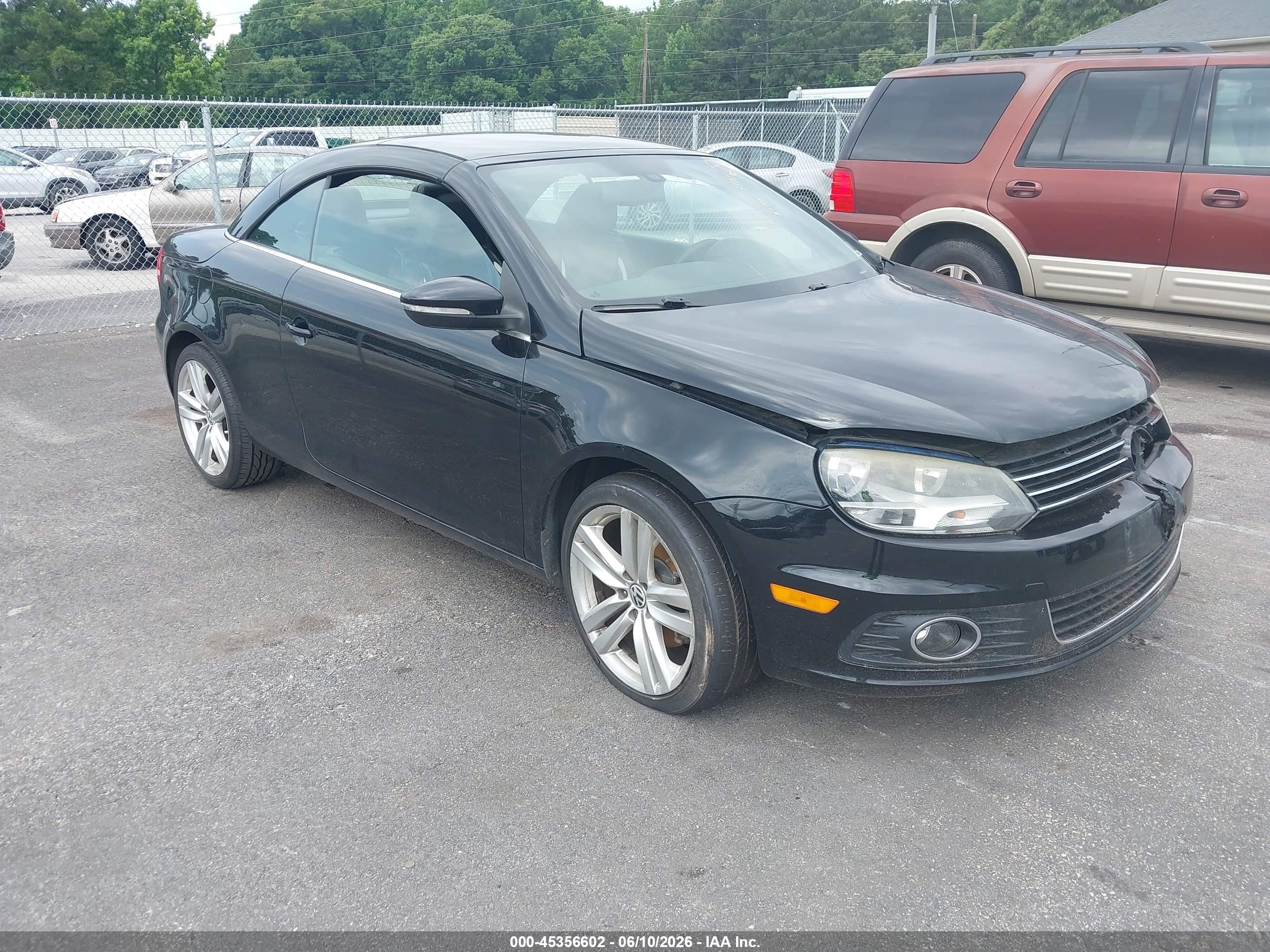 2012 Volkswagen Eos Executive, VIN WVWFW7AH4CV001987 — Normal wear