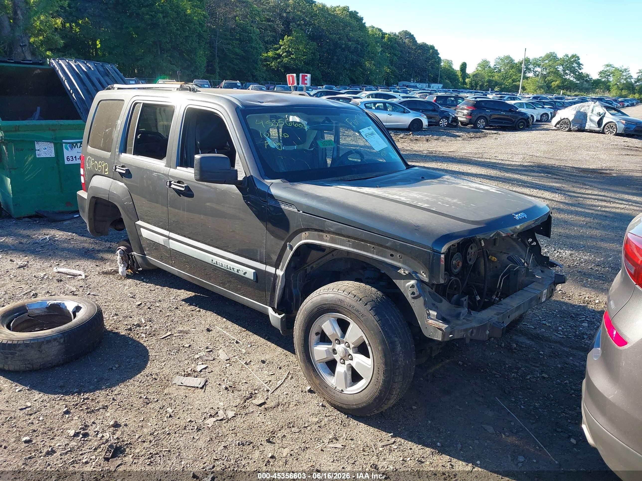 2010 Jeep Liberty Sport, VIN 1J4PN2GK7AW162526 — All over