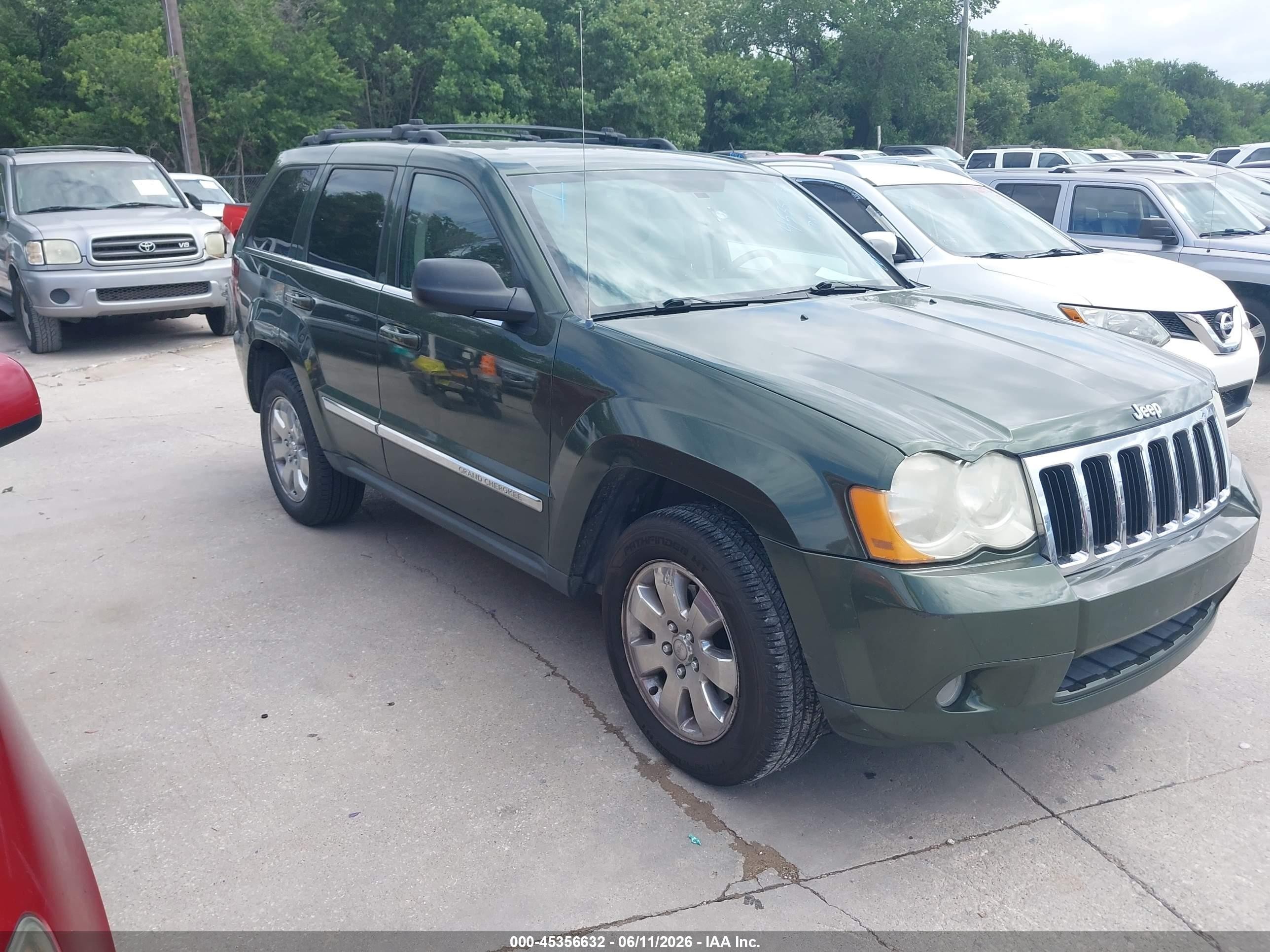 2008 Jeep Grand Cherokee Limited, VIN 1J8HR58N78C202309 — Normal wear