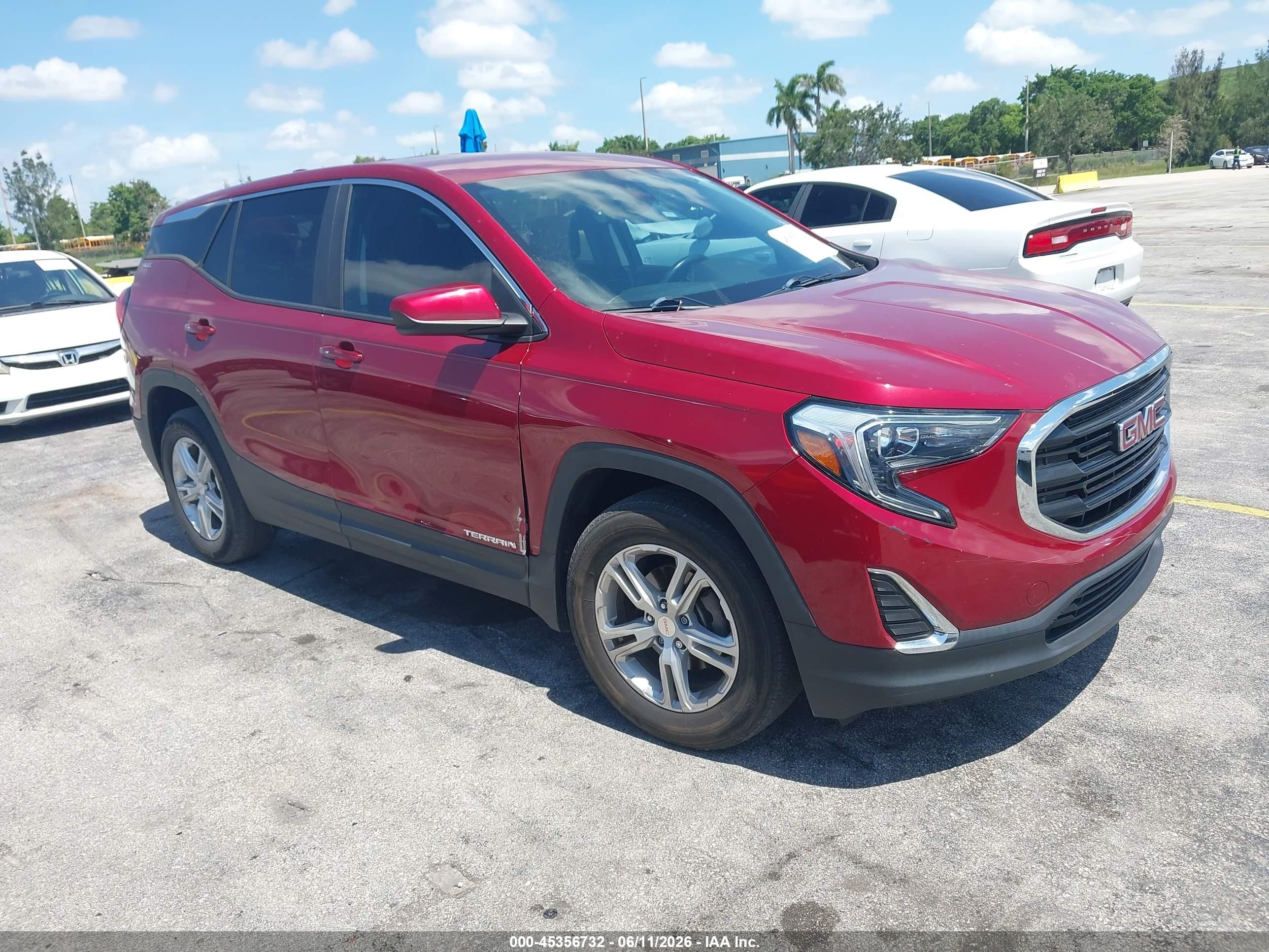 2021 GMC Terrain SLE, VIN 3GKALMEV4ML321818 — Side