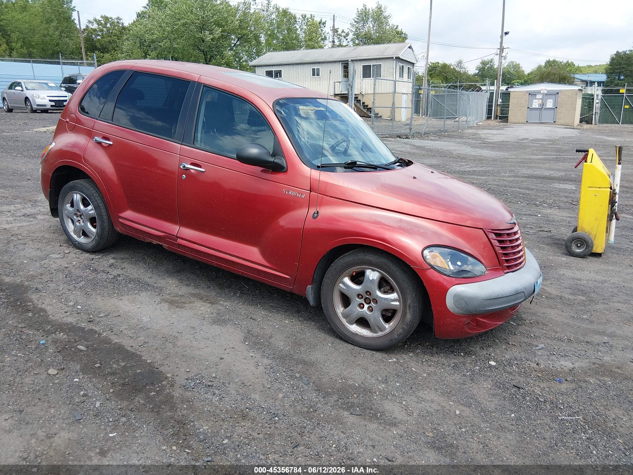2002 Chrysler PT Cruiser Limited, VIN 3C8FY68BX2T200612 — Крыша