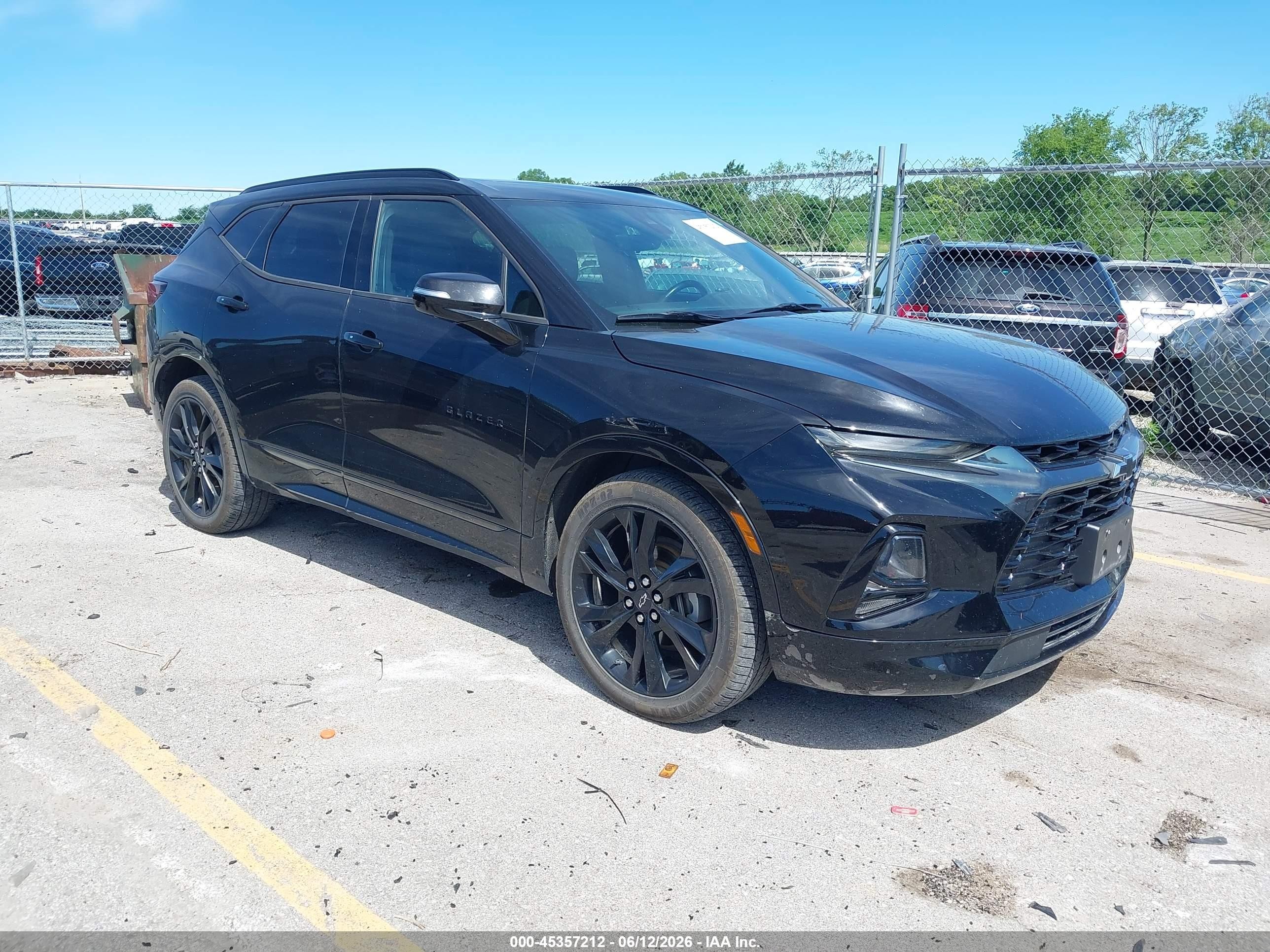 2019 Chevrolet Blazer RS, VIN 3GNKBJRS6KS685539 — Hail