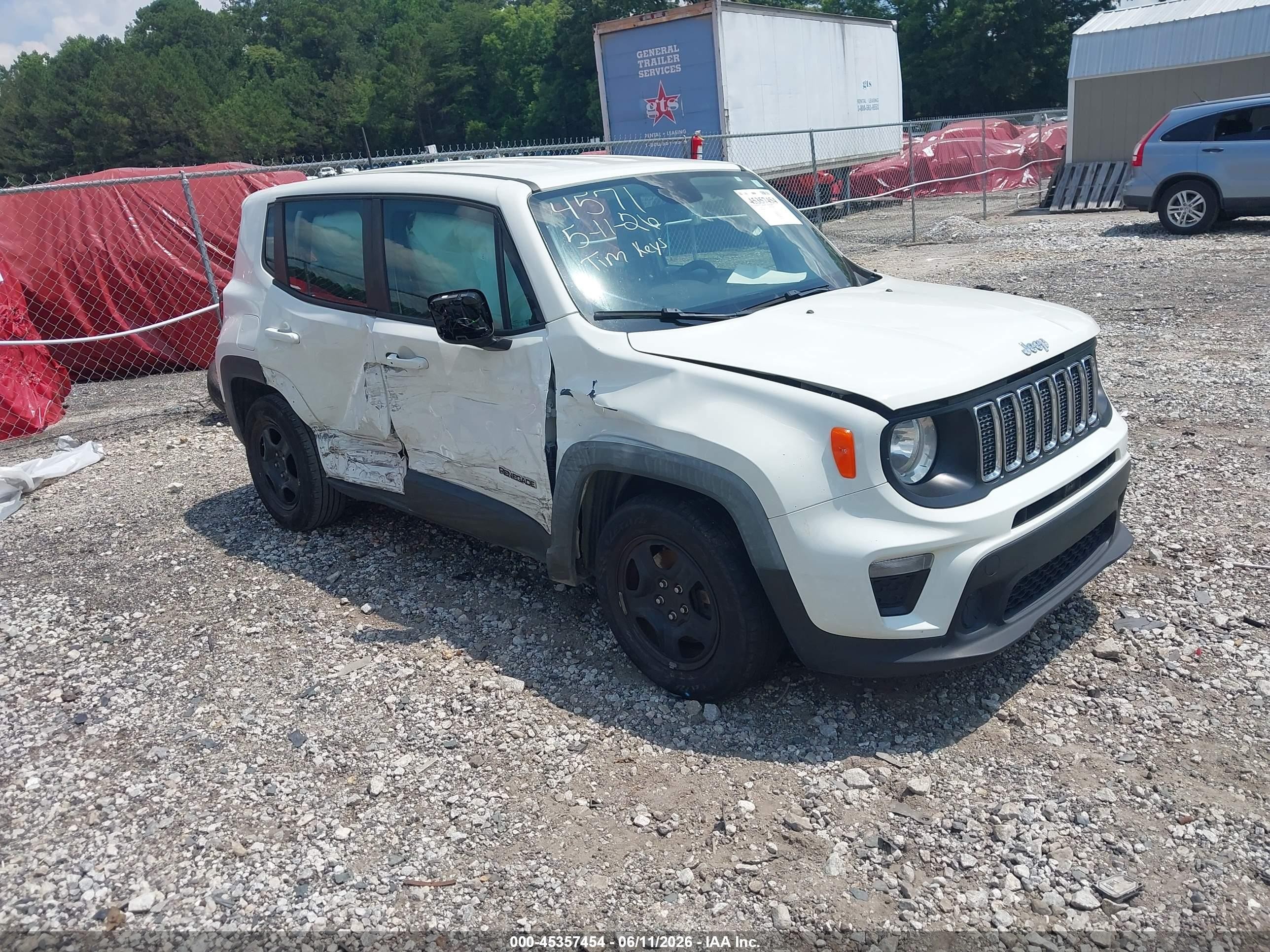 2020 Jeep Renegade Sport, VIN ZACNJAAB2LPK94571 — Mechanical