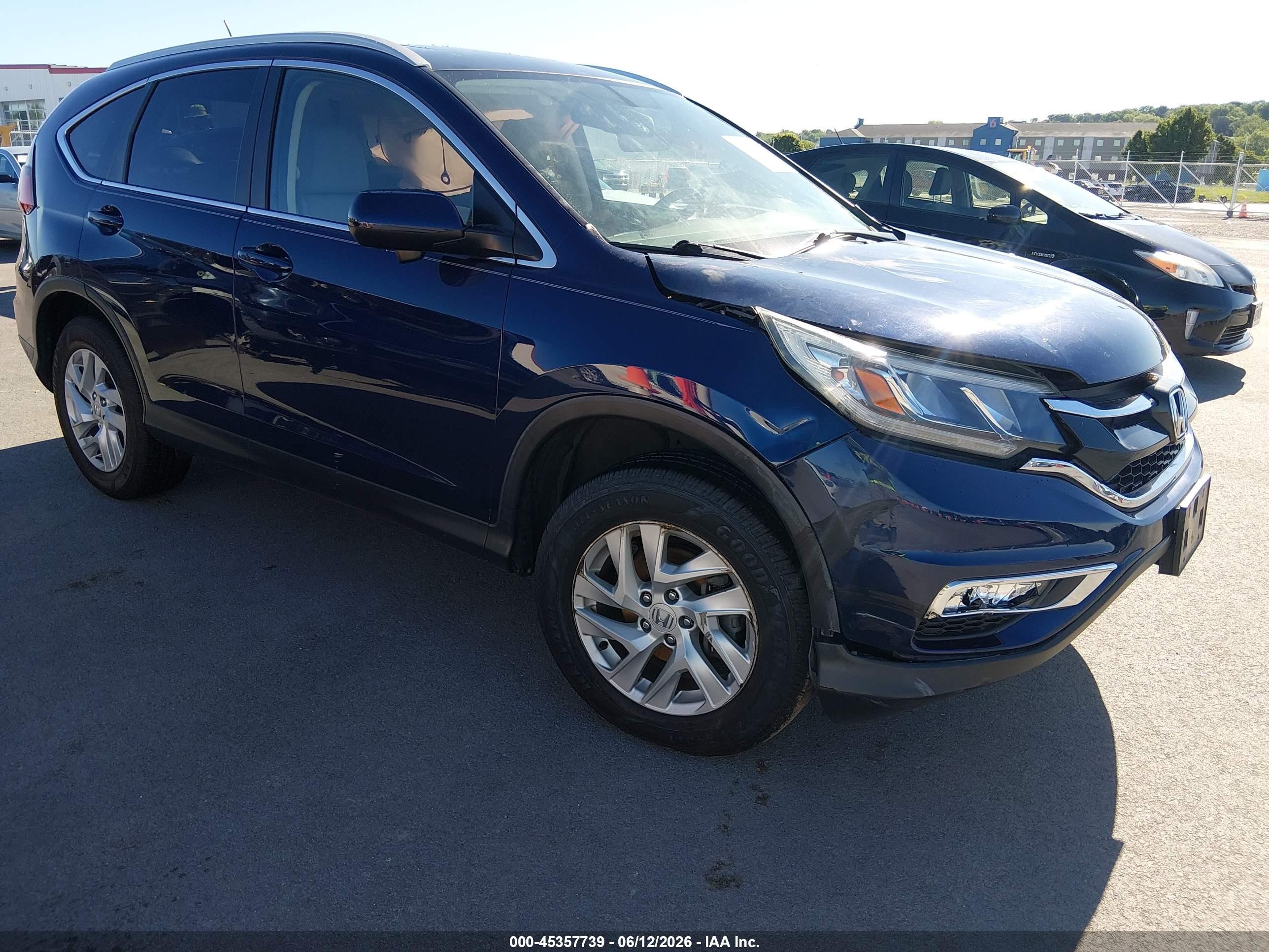 2016 Honda CR-V EX-L, VIN 5J6RM4H71GL018594 — Side
