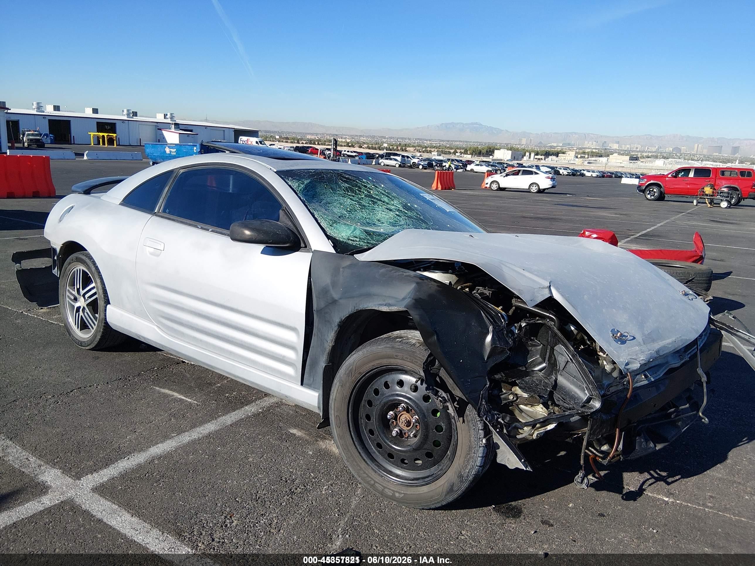 2003 Mitsubishi Eclipse GTS, VIN 4A3AC74HX3E107095 — Front end