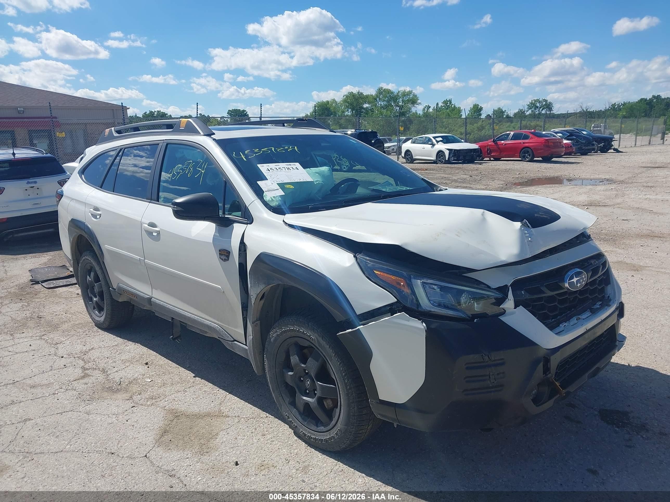 2023 Subaru Outback Wilderness, VIN 4S4BTGUD1P3103275 — Front end