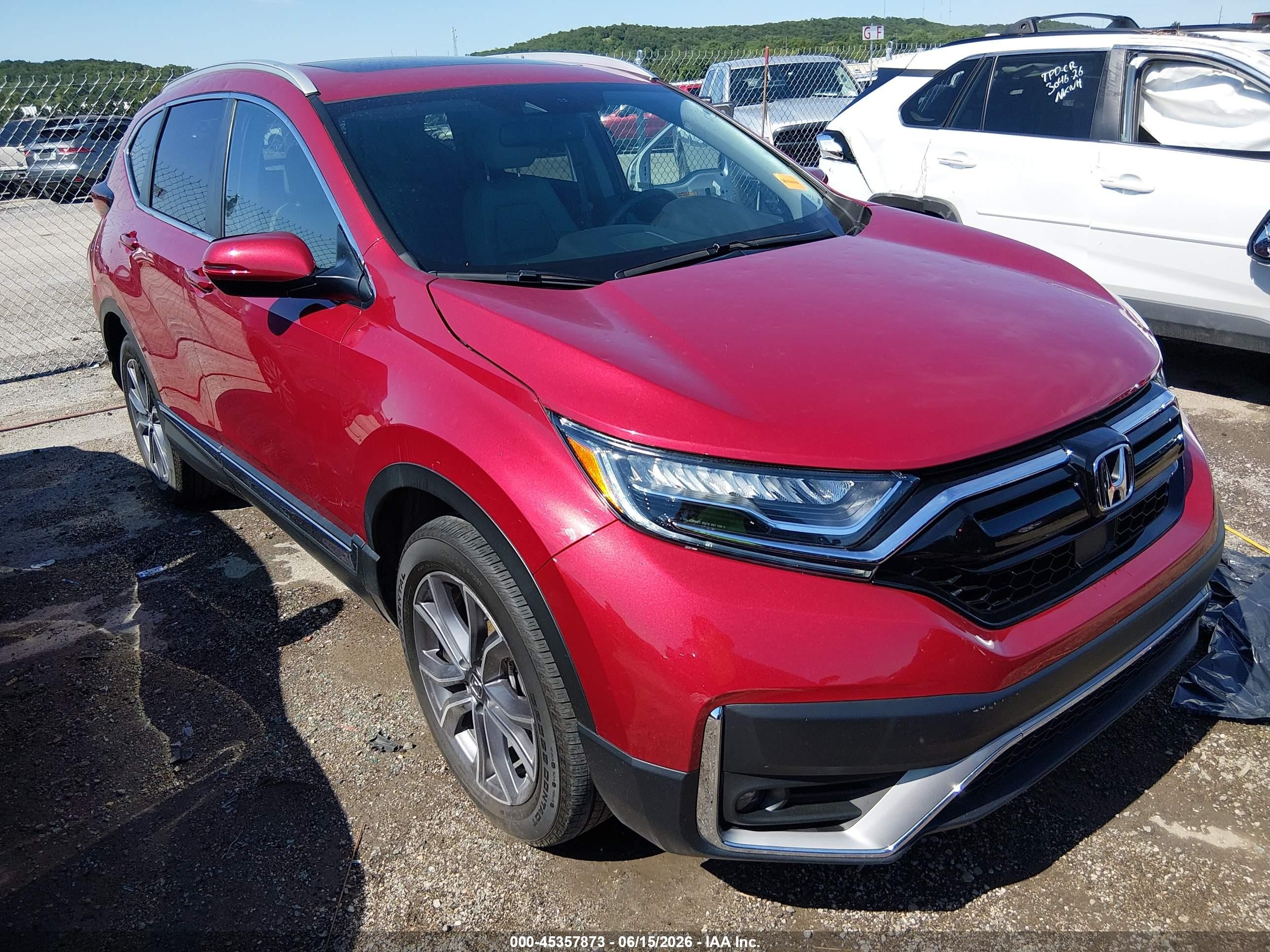 2021 Honda CR-V Touring, VIN 2HKRW2H92MH672705 — Hail
