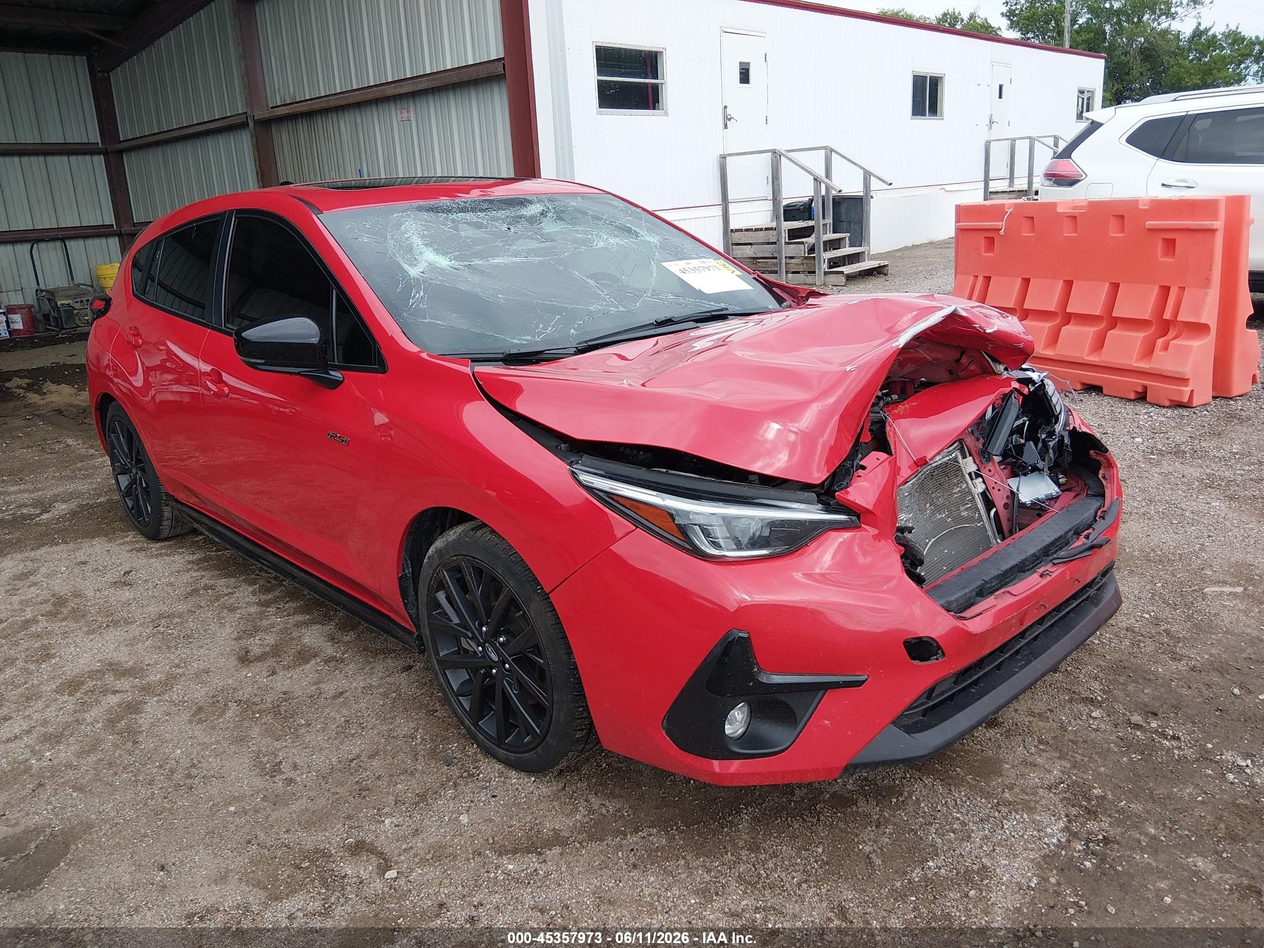2024 Subaru Impreza RS, VIN JF1GUHJC7R8350515 — Перед