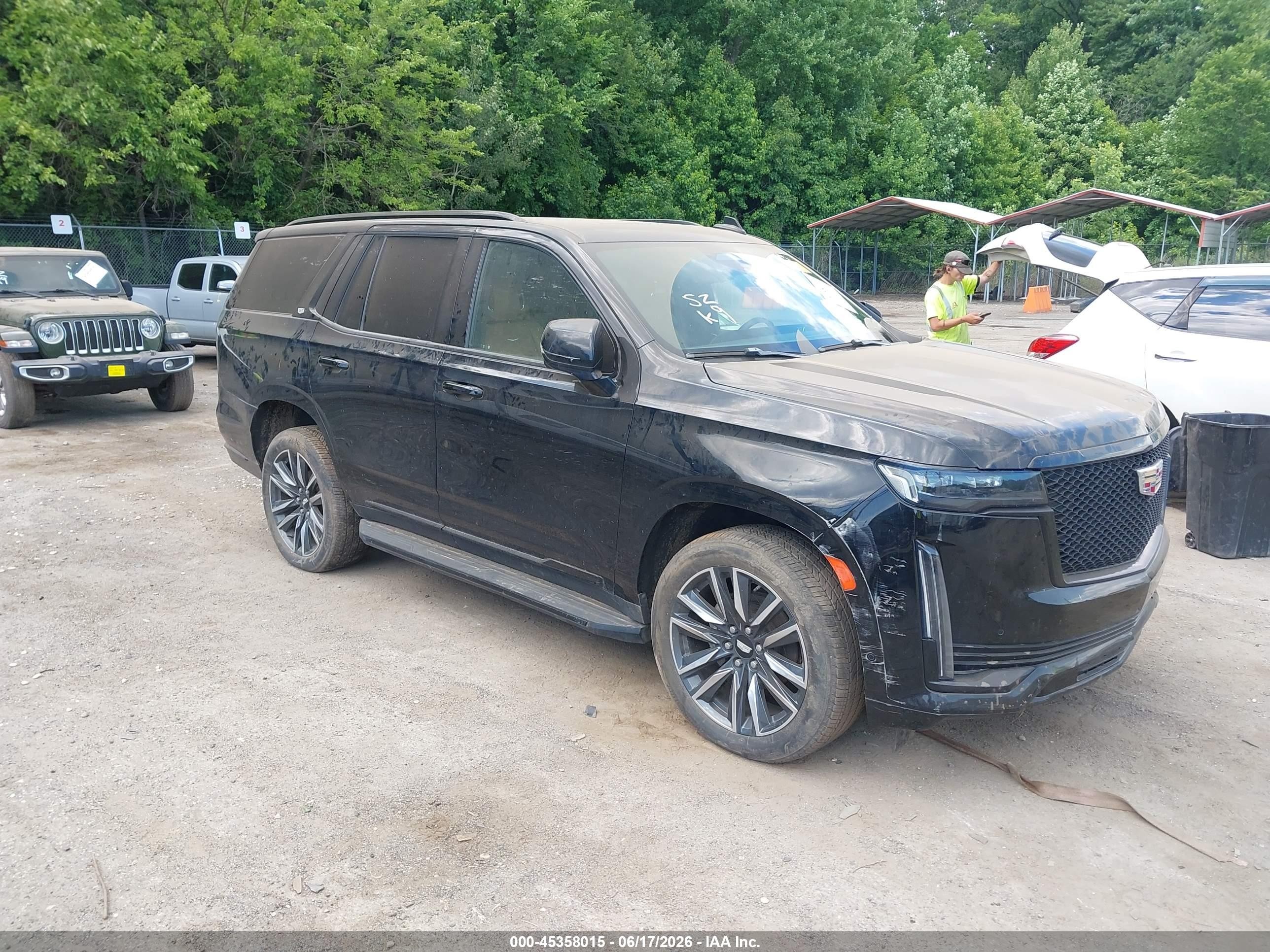 2021 Cadillac Escalade Sport, VIN 1GYS4EKL4MR213871 — Theft recovery