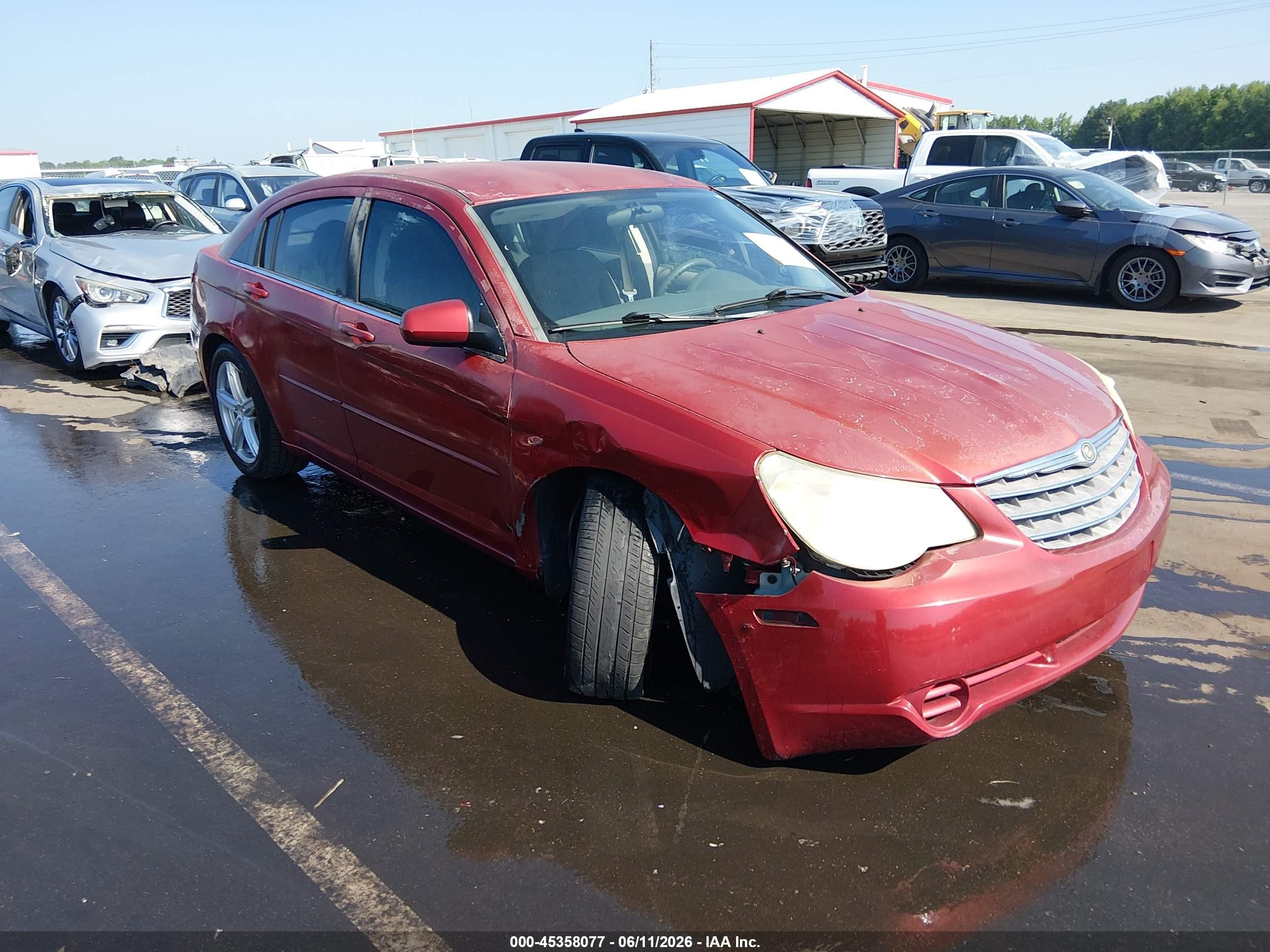 2007 Chrysler Sebring Touring, VIN 1C3LC56R37N654936 — Front end