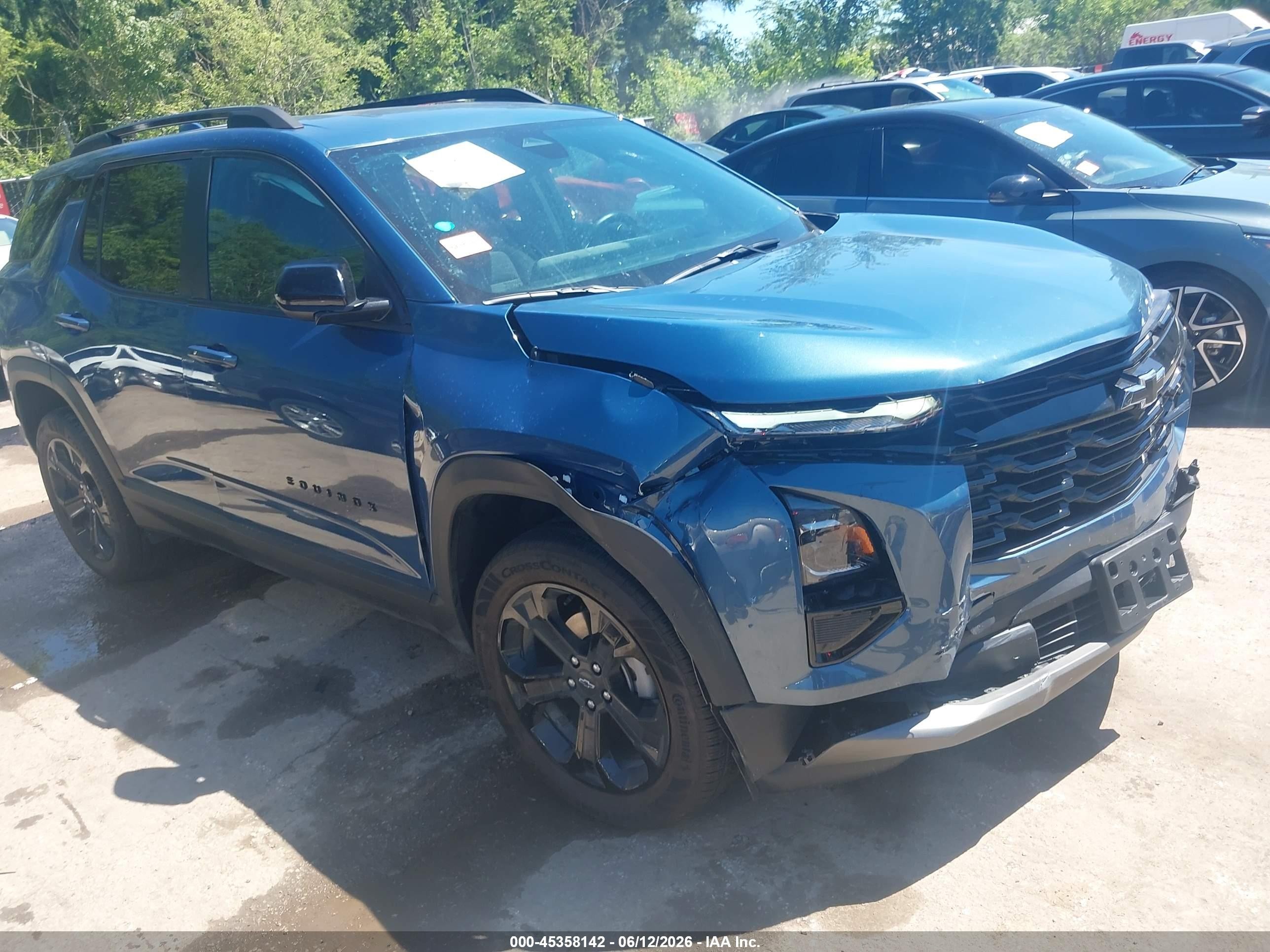 2026 Chevrolet Equinox FWD LT, VIN 3GNAXHEG1TL445611 — Front end