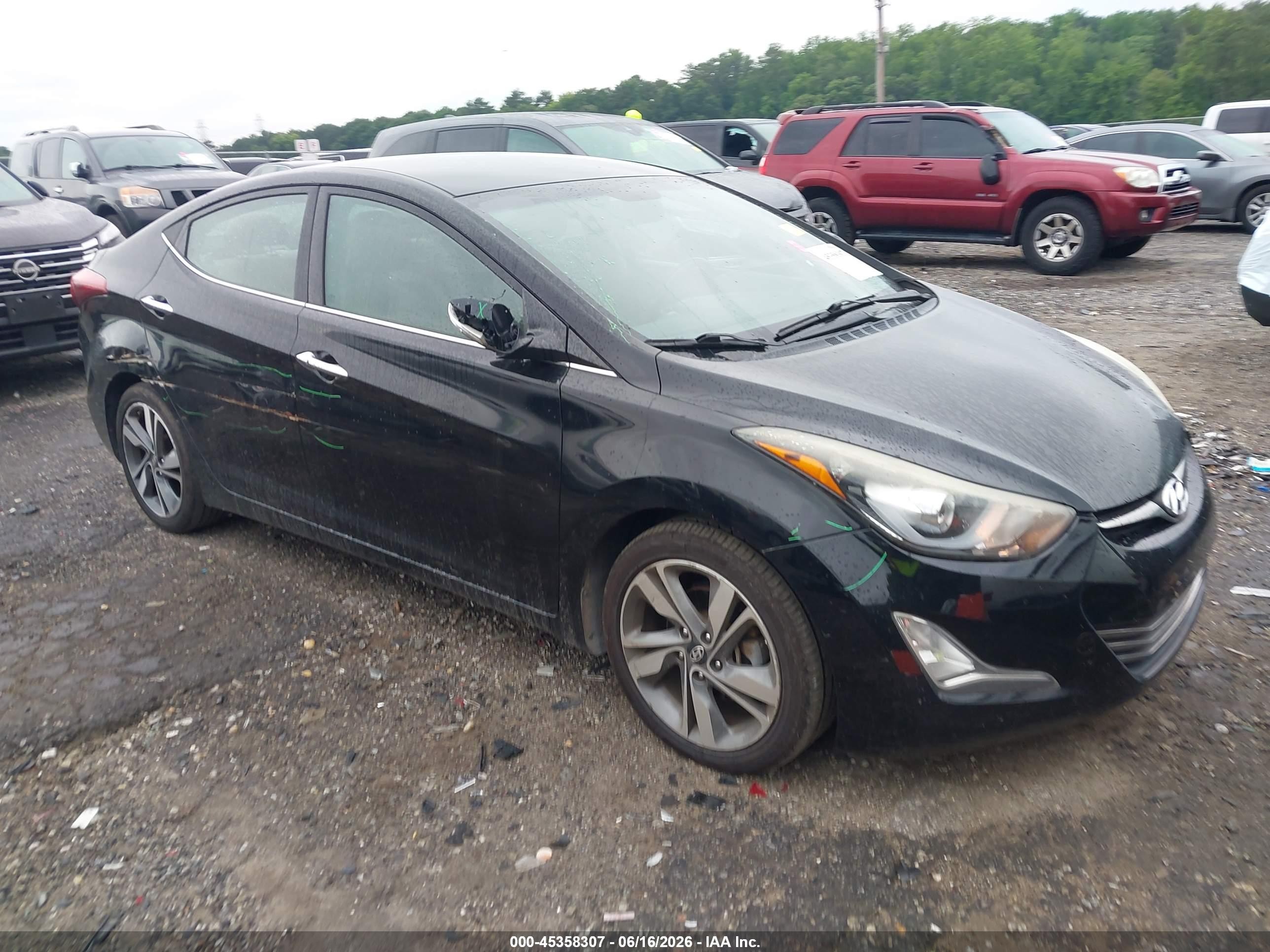 2016 Hyundai Elantra SE, VIN KMHDH4AE0GU594079 — Side