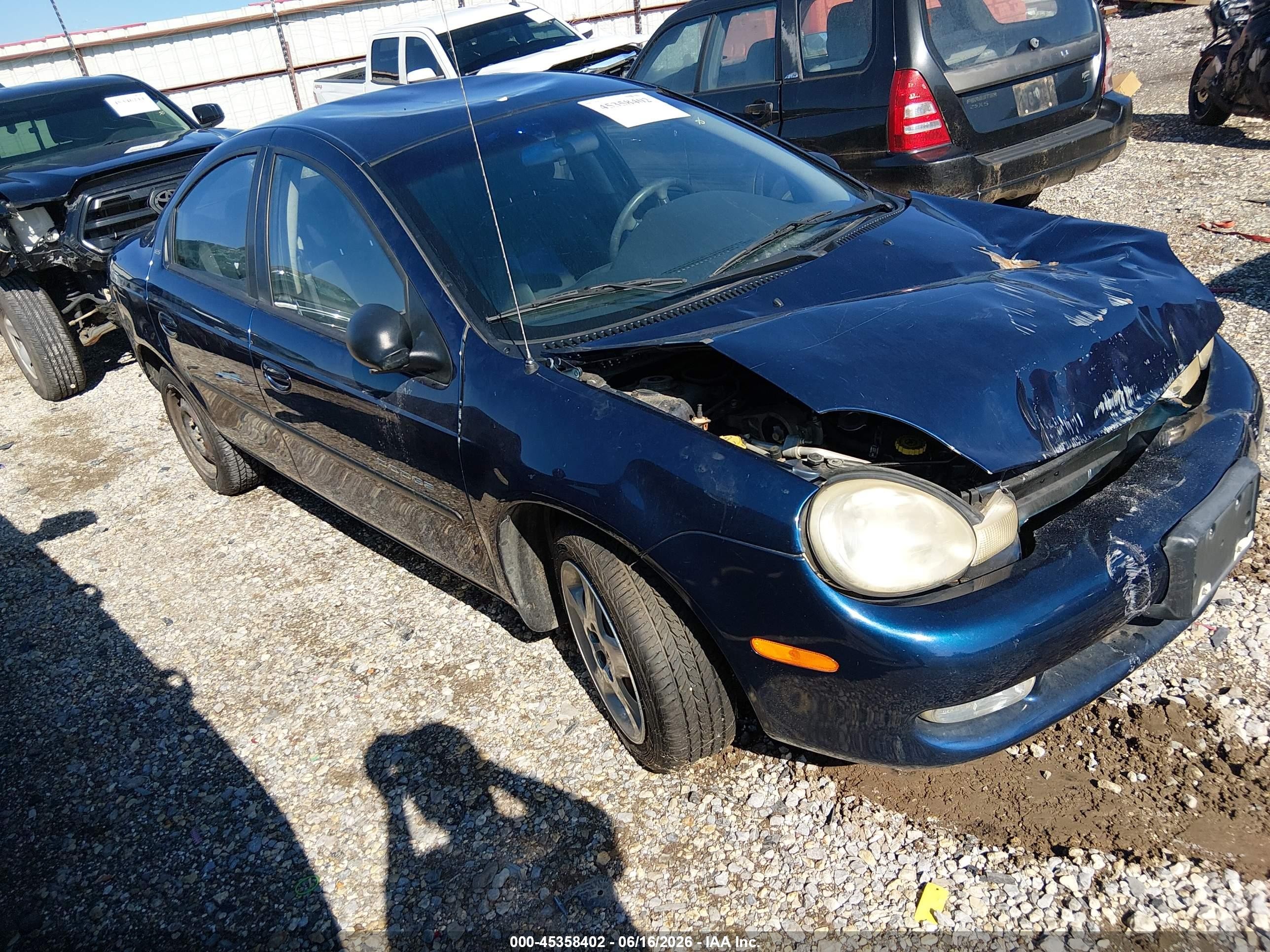 2001 Dodge Neon Highline, VIN 1B3ES46C71D158243 — Normal wear