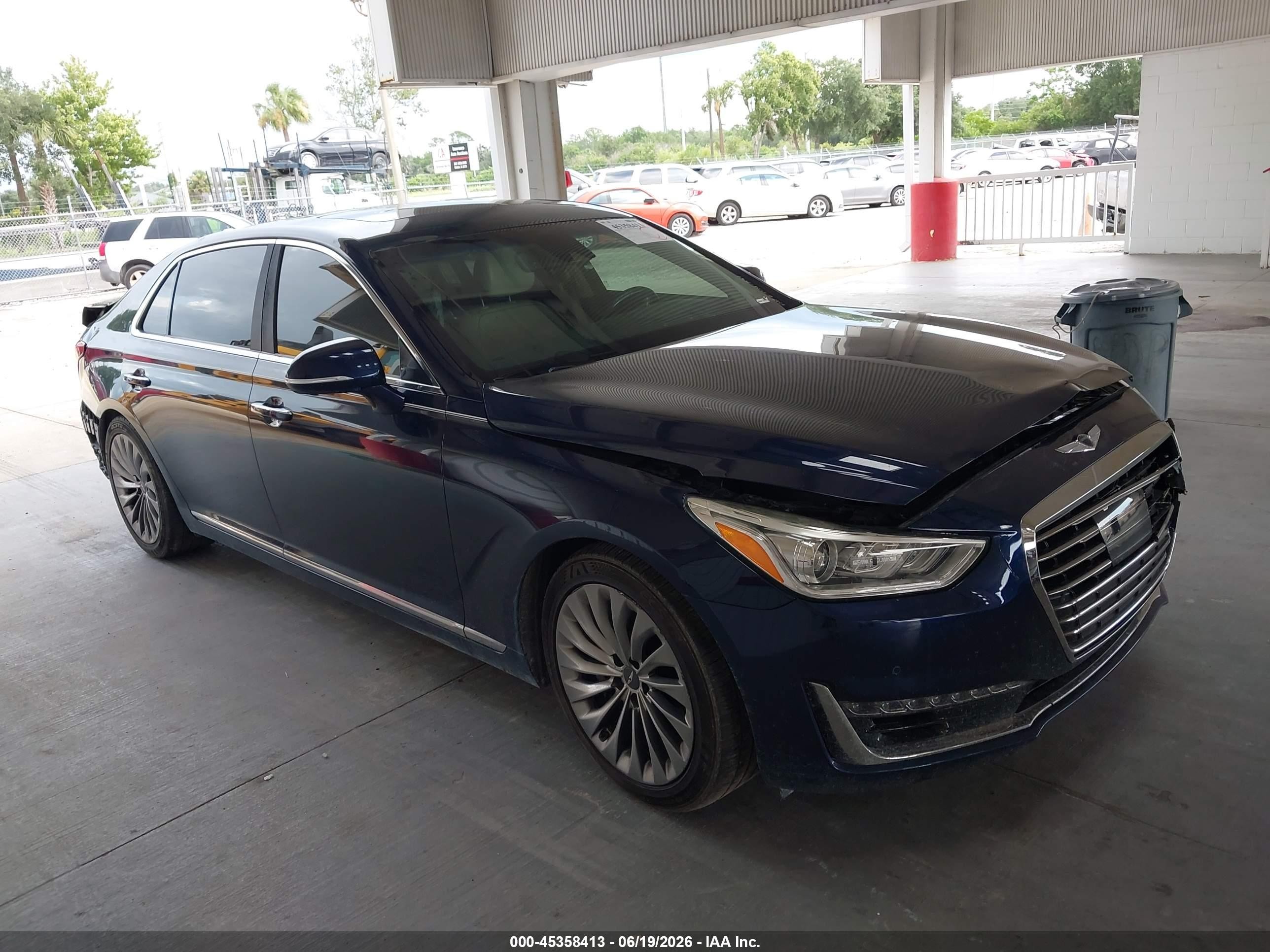 2019 Genesis G90 Premium, VIN KMTF34JA6KU053511 — All over
