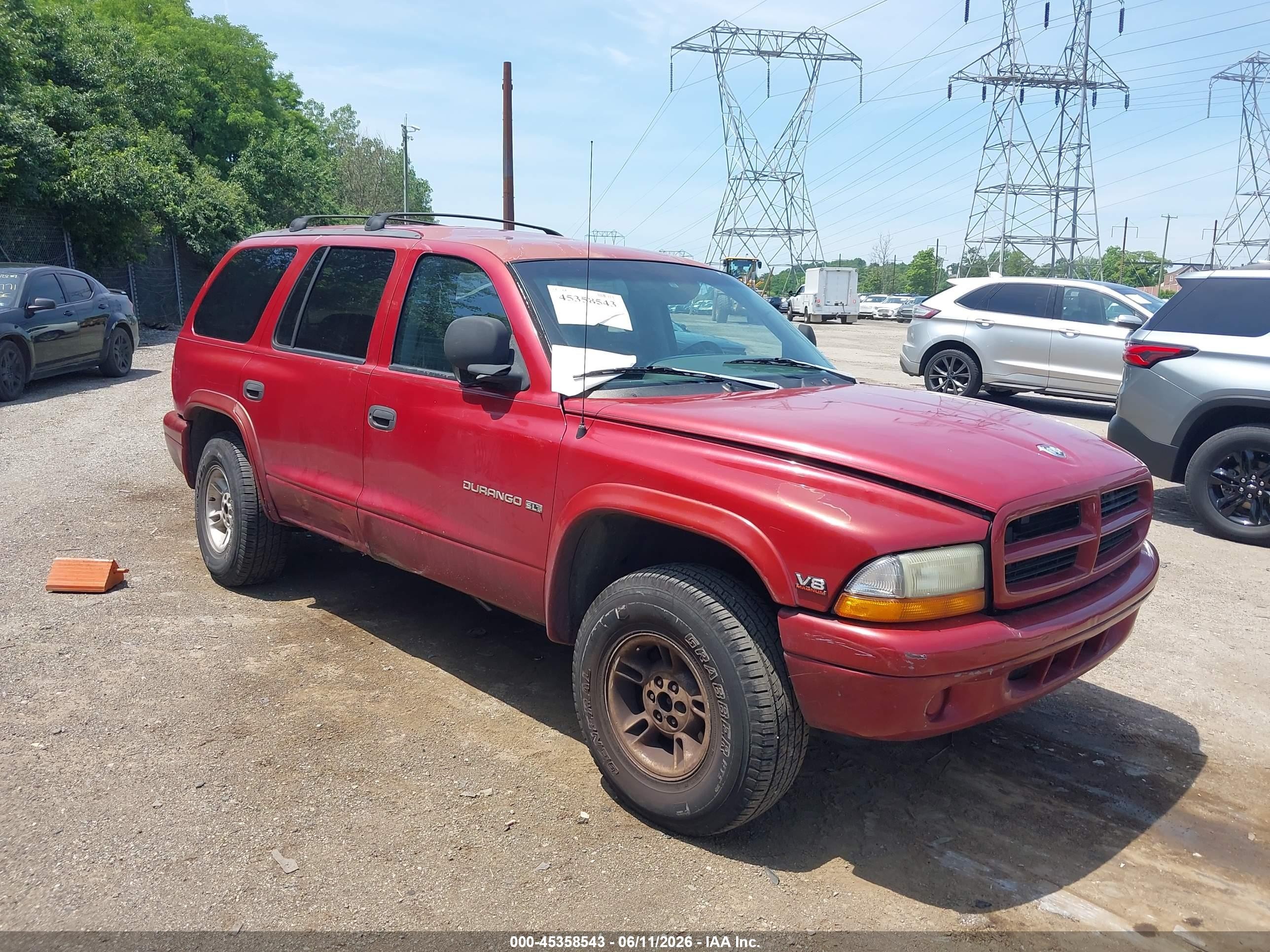 1999 Dodge Durango, VIN 1B4HS28Y6XF682132 — Rear end