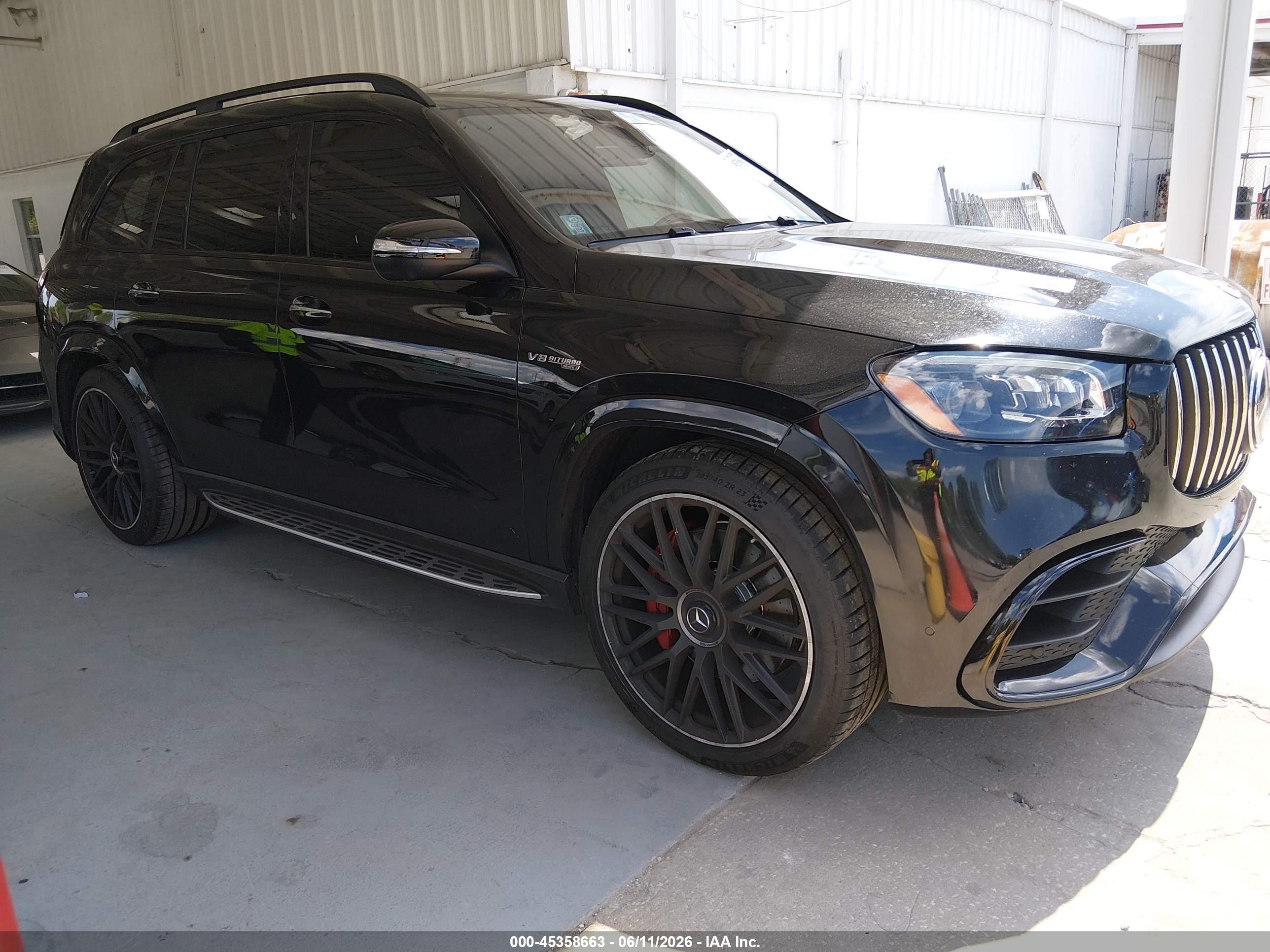 2021 Mercedes-Benz GLS 63 AMG, VIN 4JGFF8KE2MA557133 — Rear end