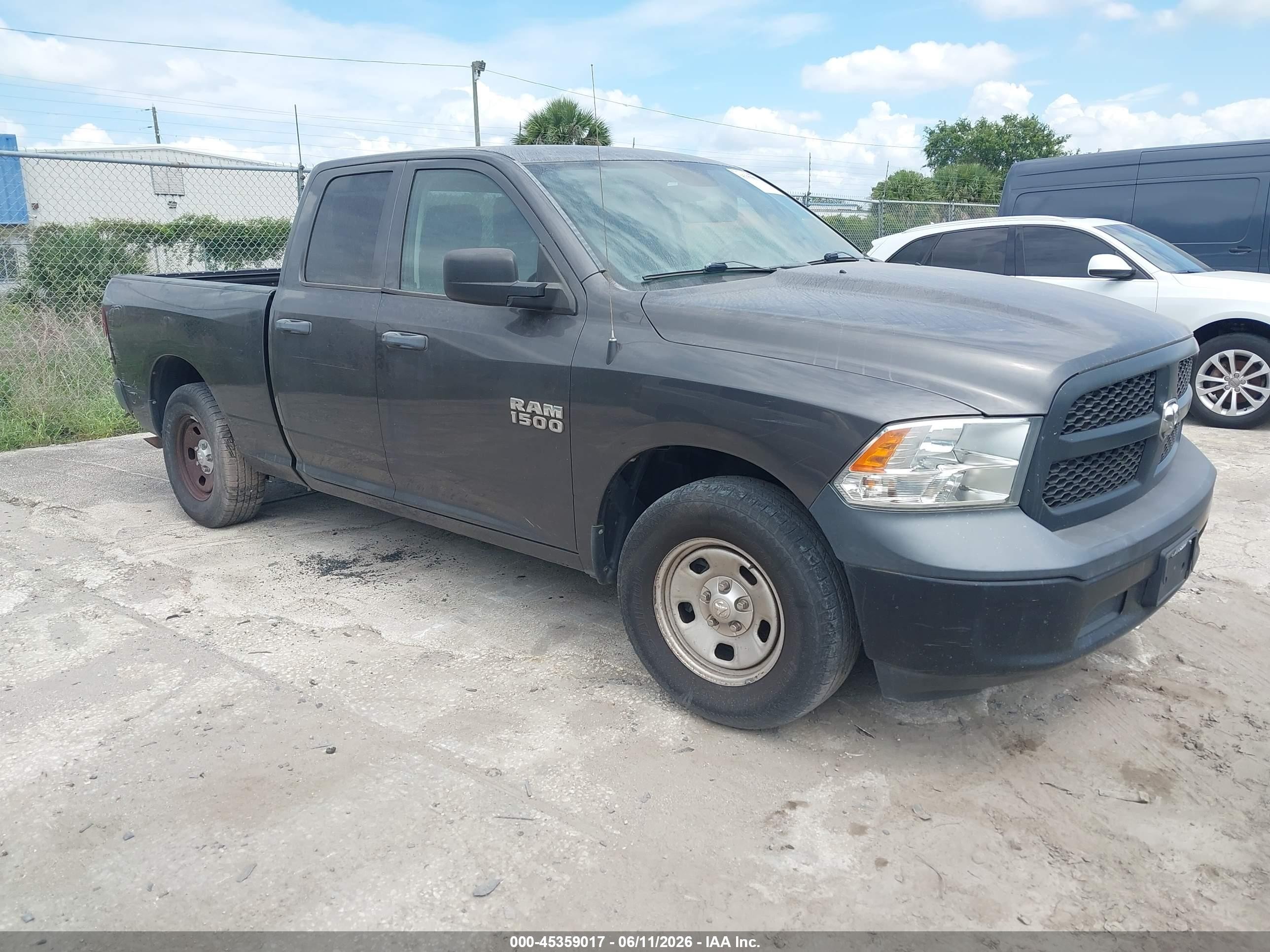 2017 Ram 1500 Tradesman, VIN 1C6RR6FG5HS703671 — Rear end