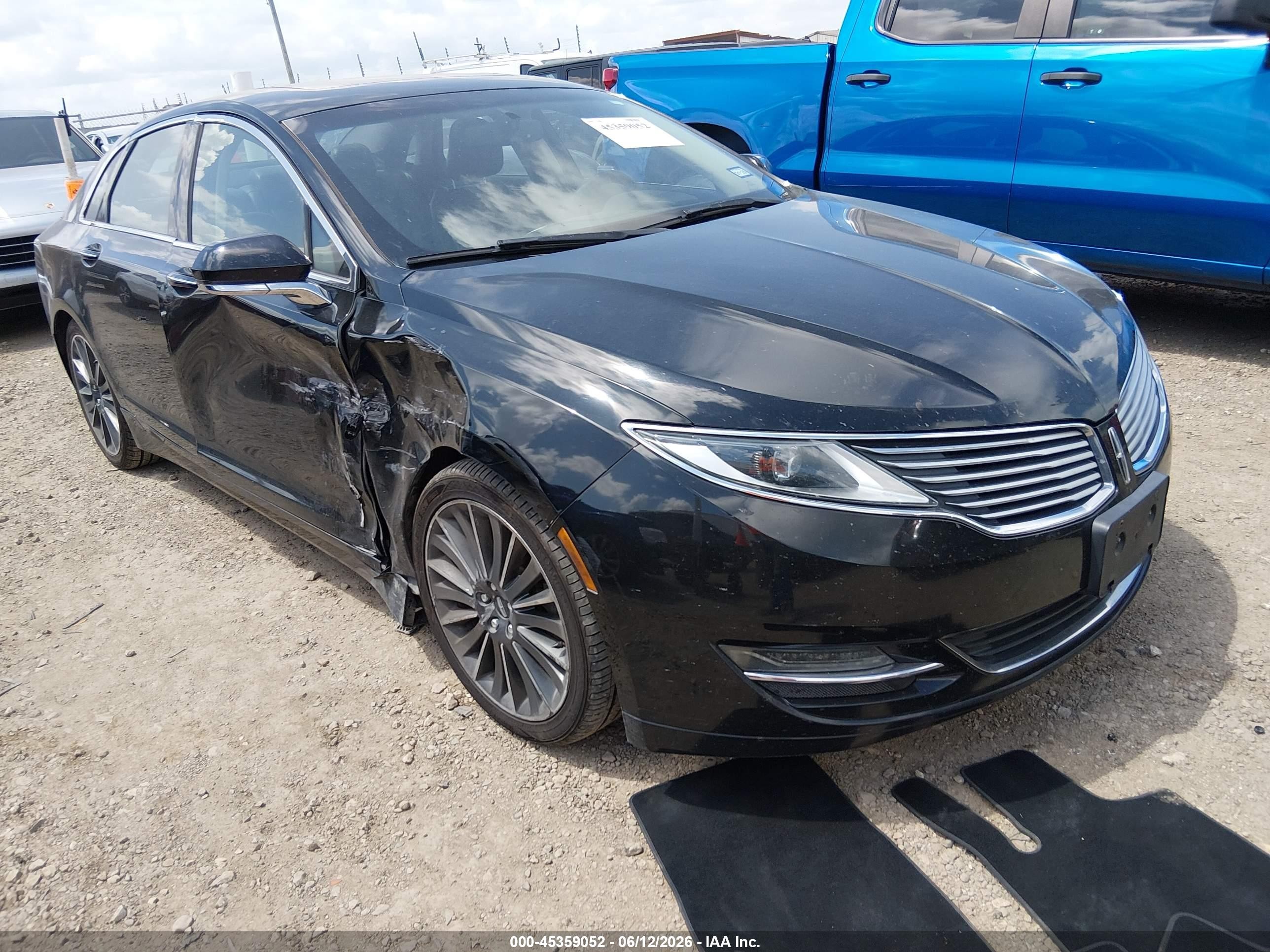 2016 Lincoln MKZ Hybrid, VIN 3LN6L2LU9GR611310 — Бок