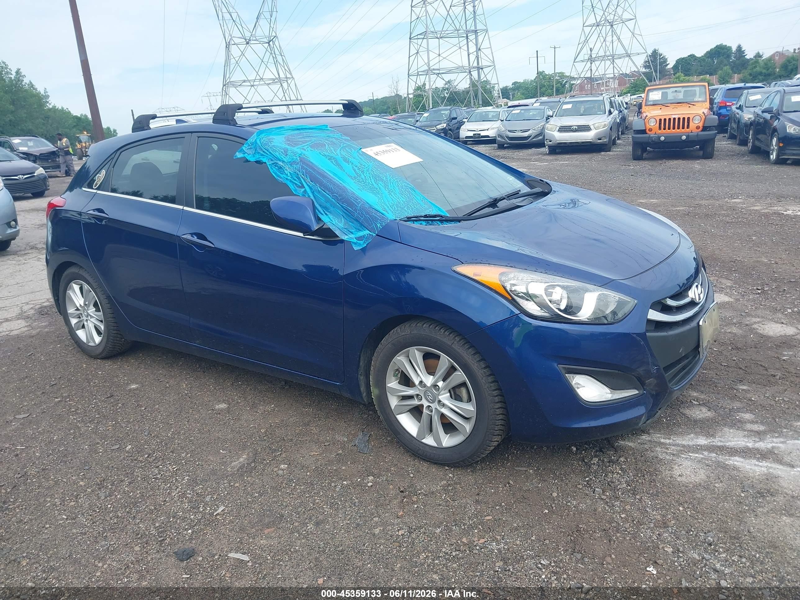 2013 Hyundai Elantra, VIN KMHD35LE8DU085936 — Vandalism