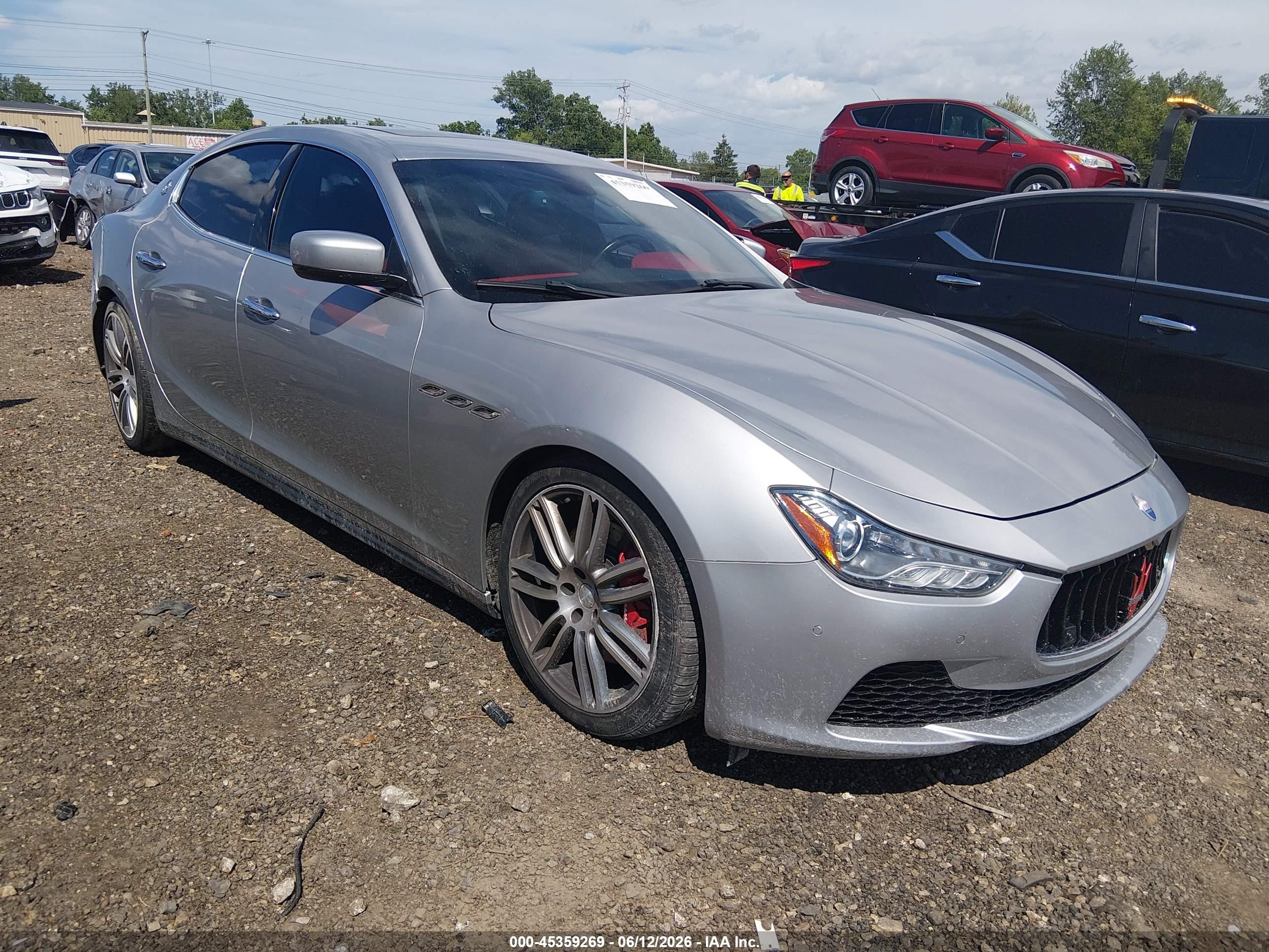 2015 Maserati Ghibli S Q4, VIN ZAM57RTA2F1139183 — Зад