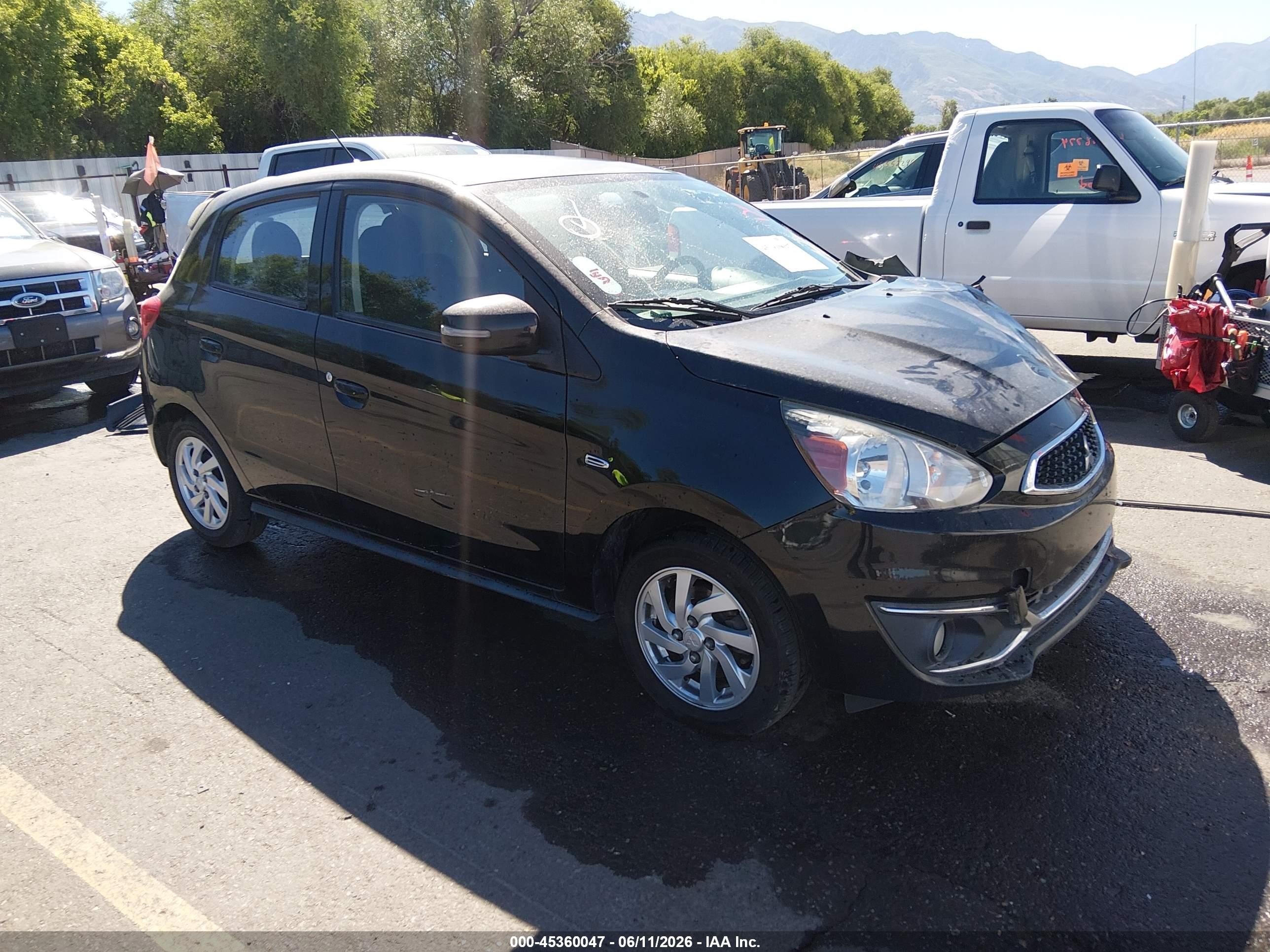 2017 Mitsubishi Mirage SE, VIN ML32A4HJ7HH017159 — Front end