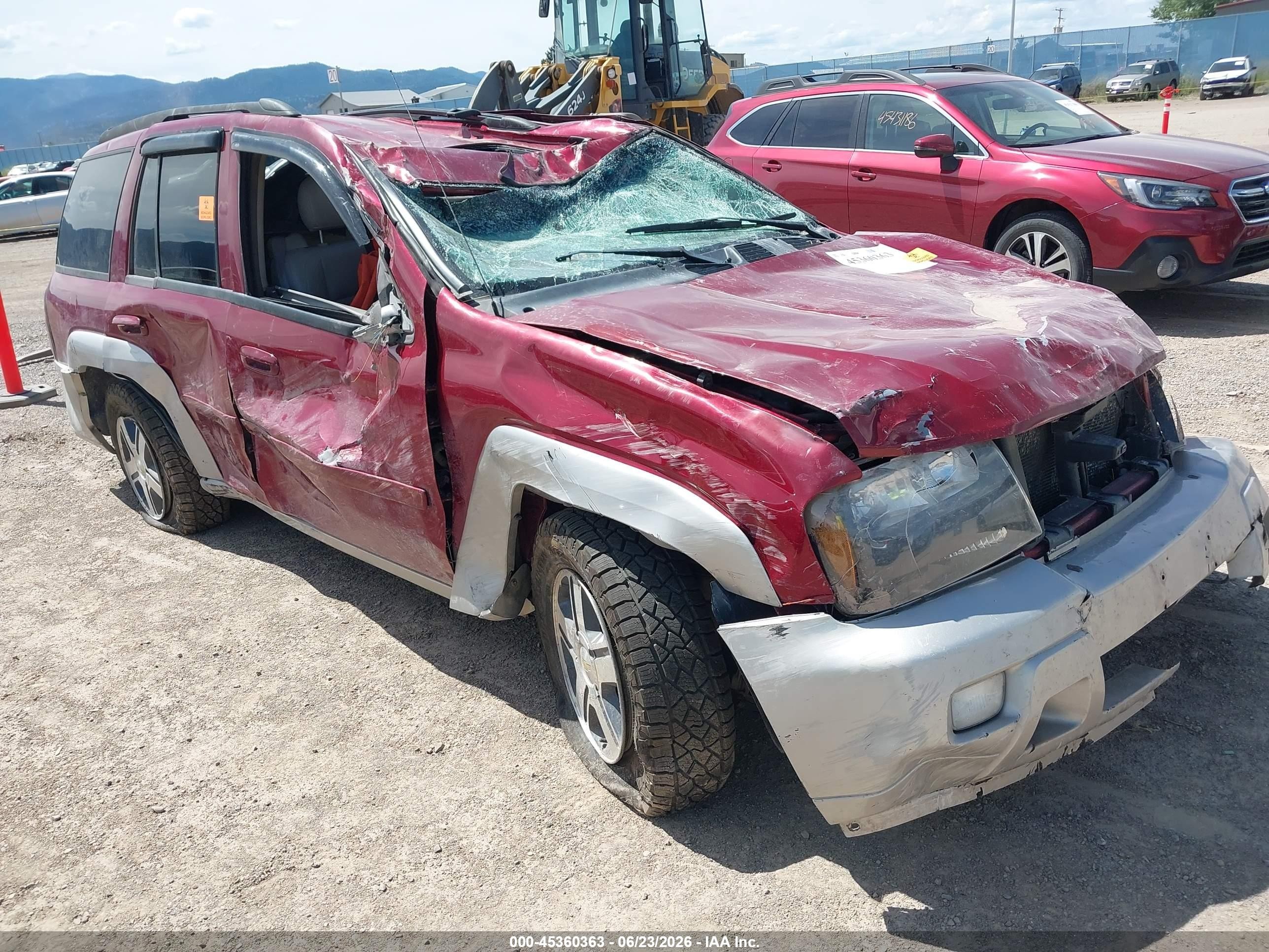 2006 Chevrolet TrailBlazer LS, VIN 1GNDT13S962213299 — Rollover