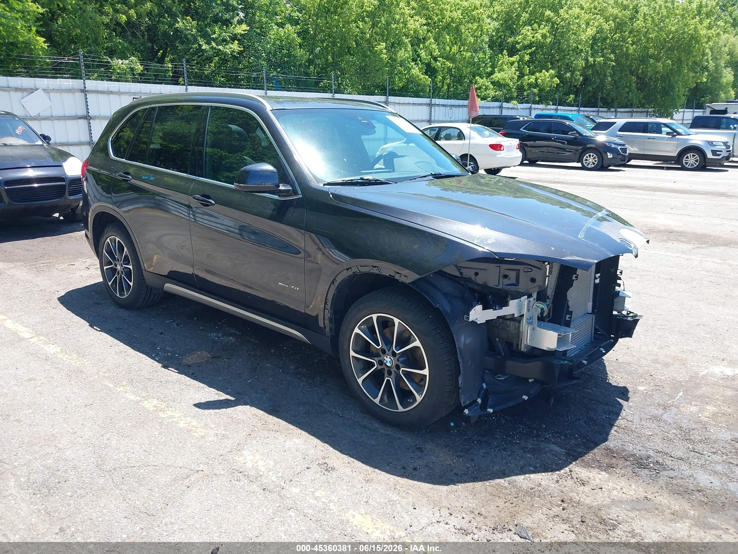 2018 BMW X5 xDrive35i, VIN 5UXKR0C58J0X99984 — Front end