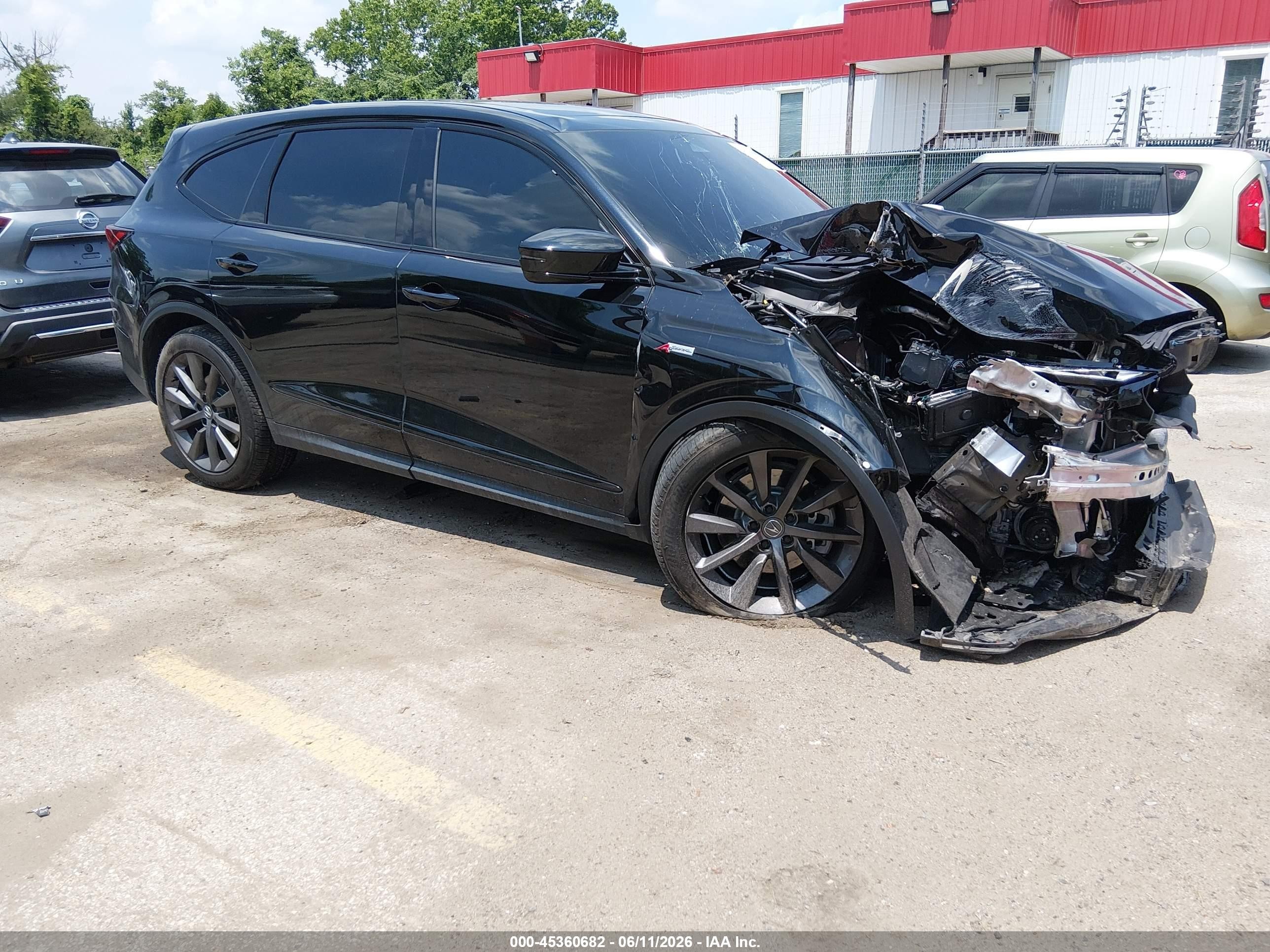 2025 Acura MDX w/A-Spec Package, VIN 5J8YE1H07SL029996 — Front end