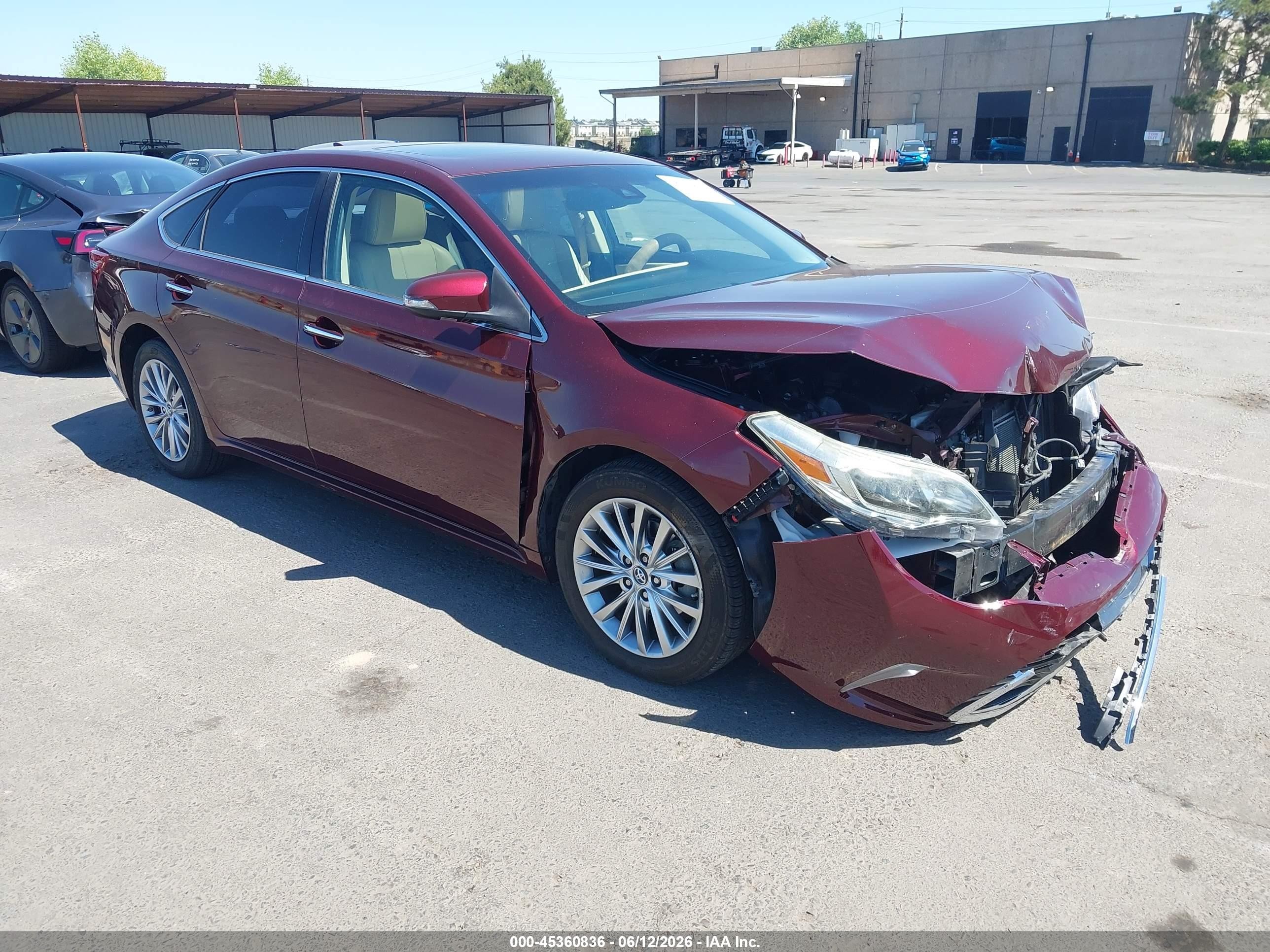 2017 Toyota Avalon XLE, VIN 4T1BK1EB2HU252657 — Front end