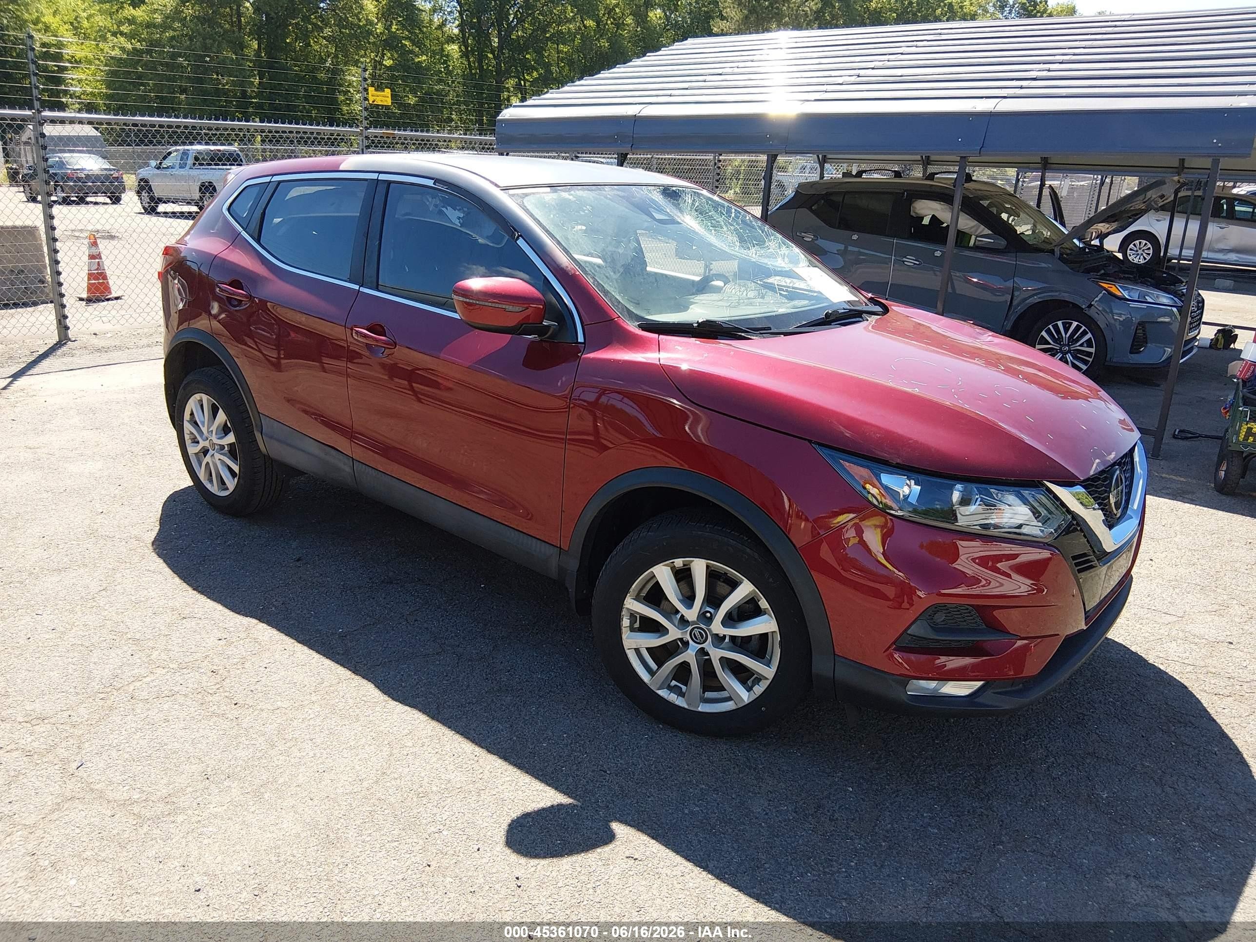 2020 Nissan Rogue SL, VIN JN1BJ1CW1LW367960 — Стихия
