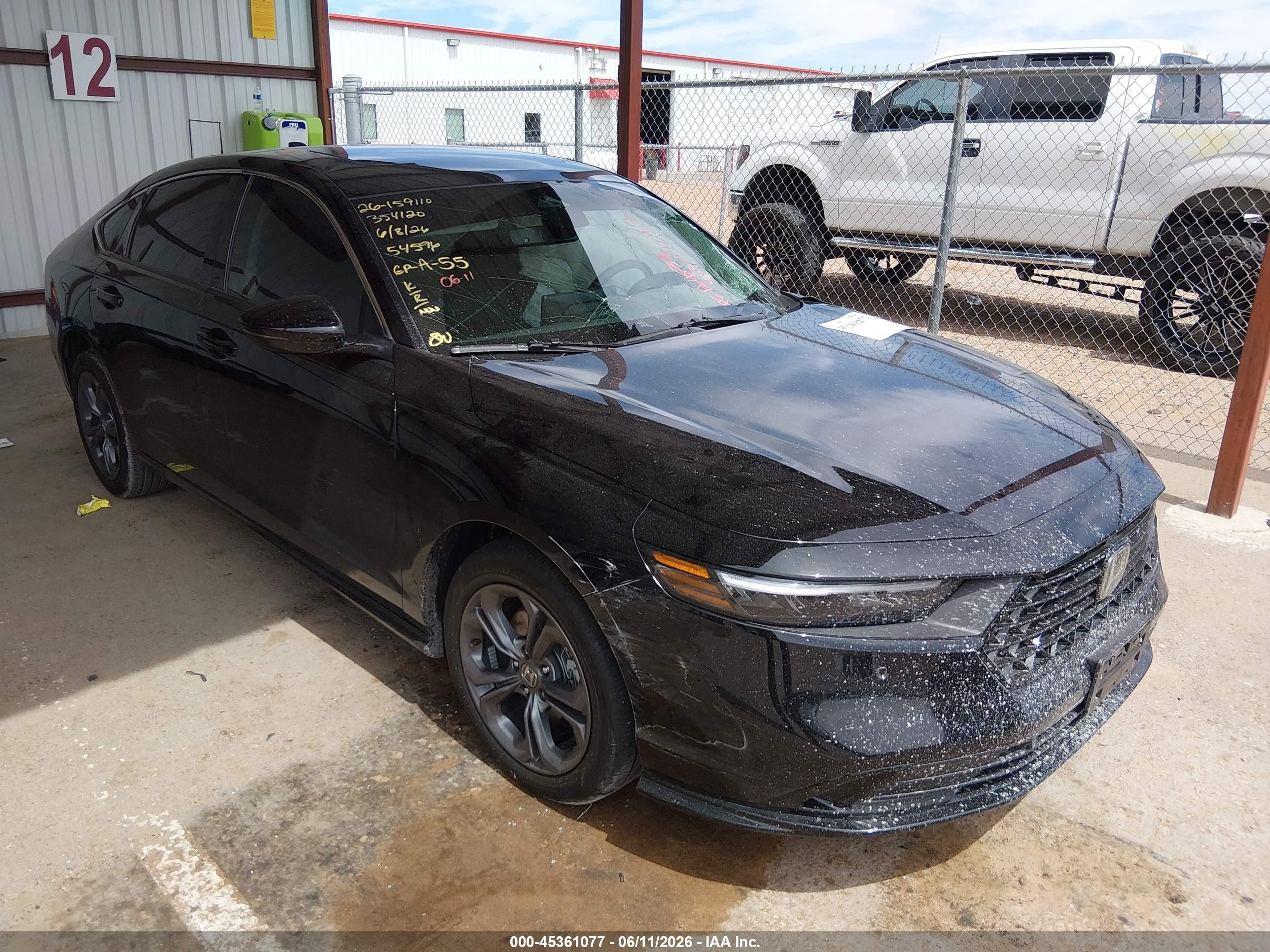 2026 Honda Accord EX-L, VIN 1HGCY2F61TA011201 — Front end