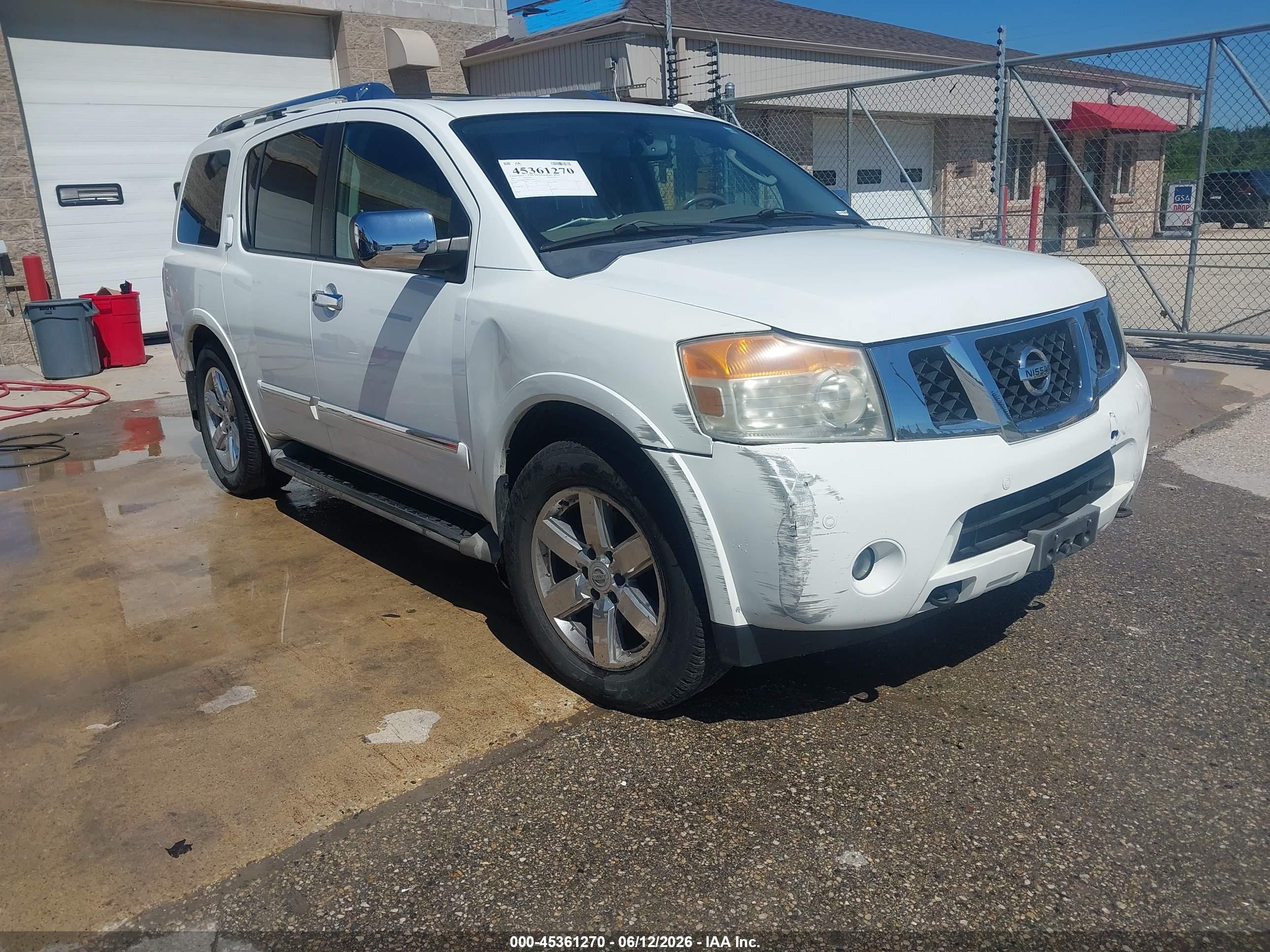 2011 Nissan Armada Platinum, VIN 5N1AA0NC4BN618038 — Обычный износ