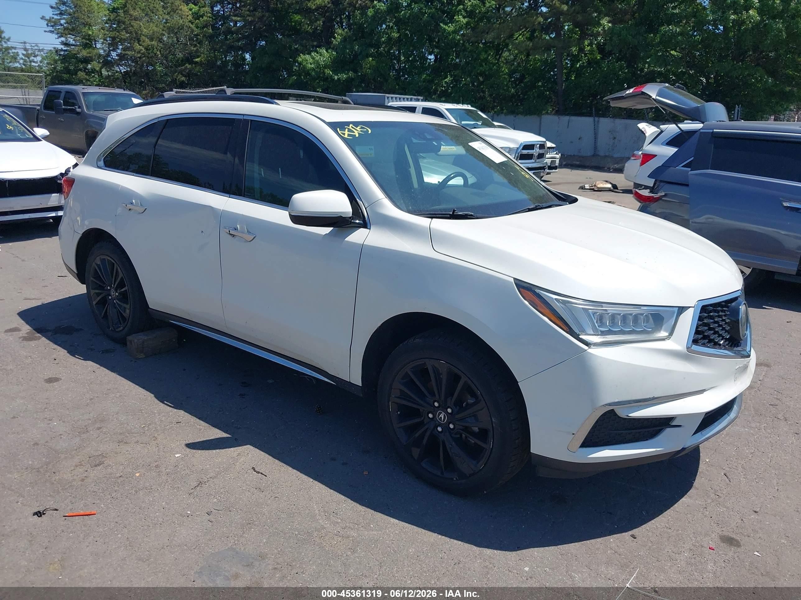 2019 Acura MDX Technology, VIN 5J8YD4H5XKL006907 — Side