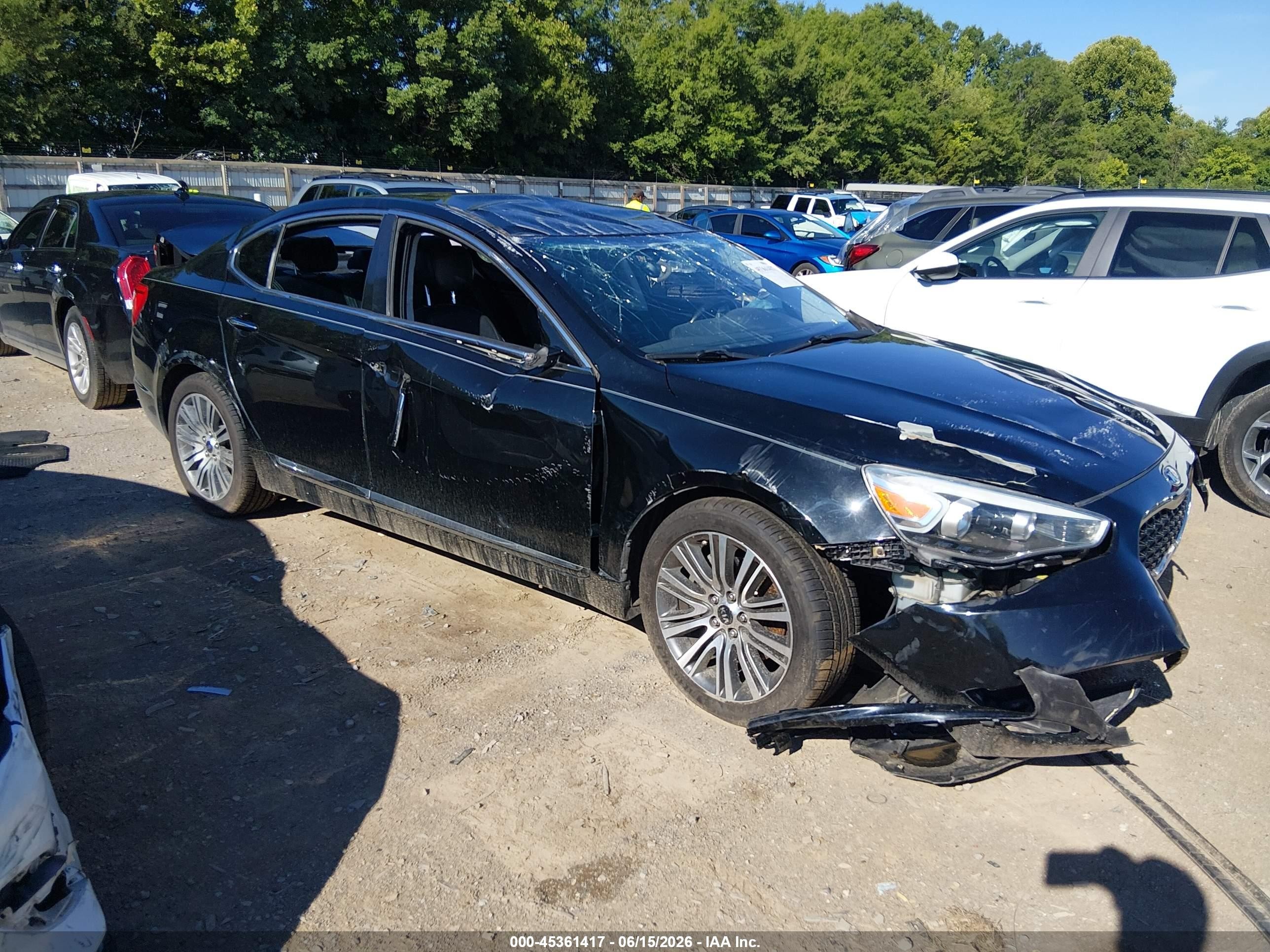 2015 Kia Cadenza Premium, VIN KNALN4D72F5190938 — Rollover