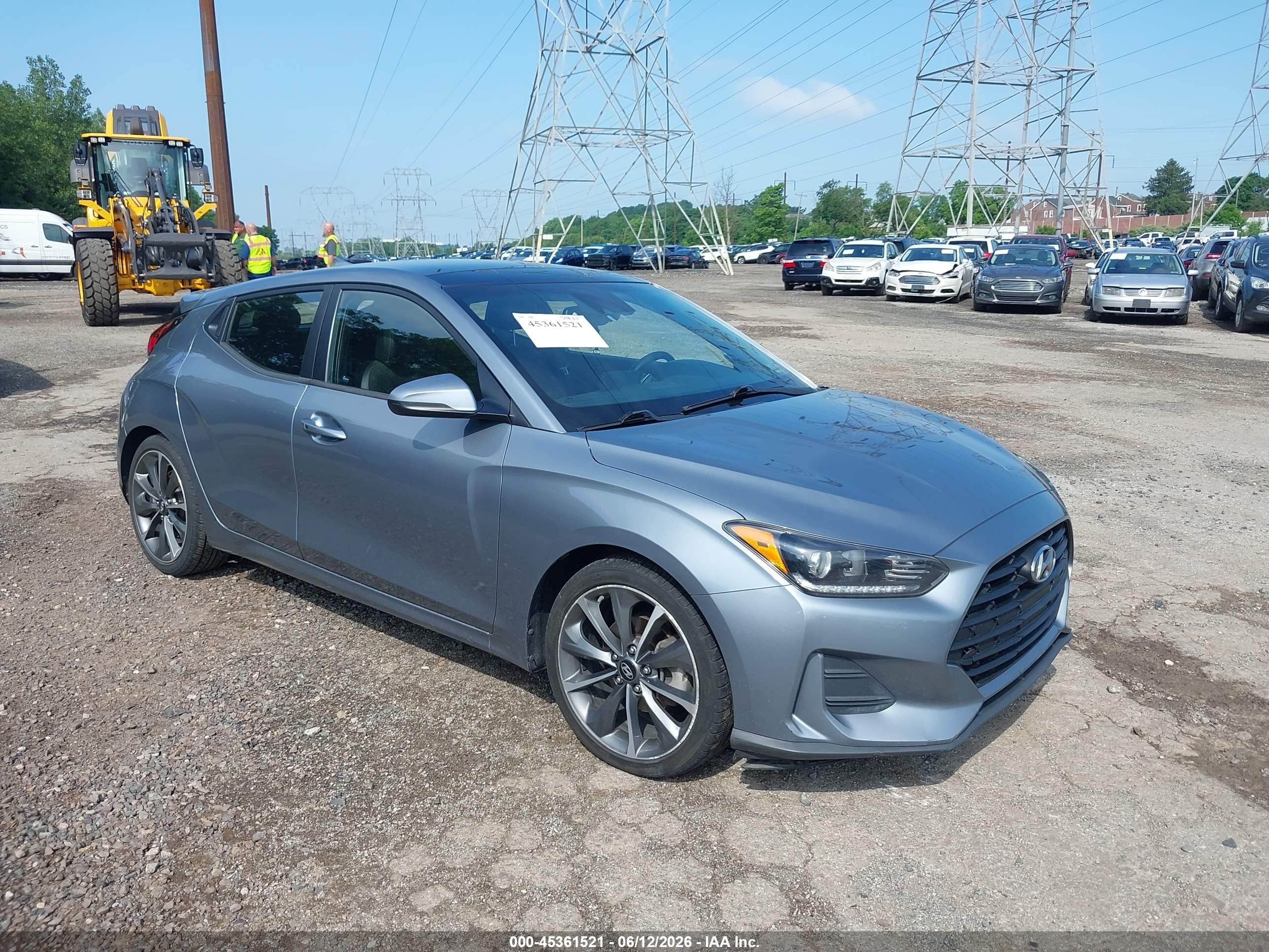 2019 Hyundai Veloster Premium, VIN KMHTG6AF5KU003286 — Side