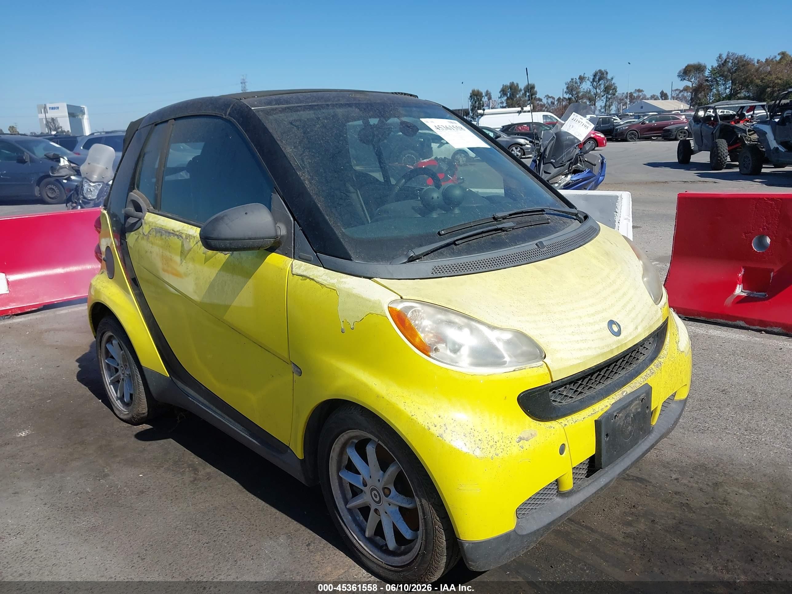 2008 Smart fortwo Passion, VIN WMEEK31X48K176564 — Обычный износ
