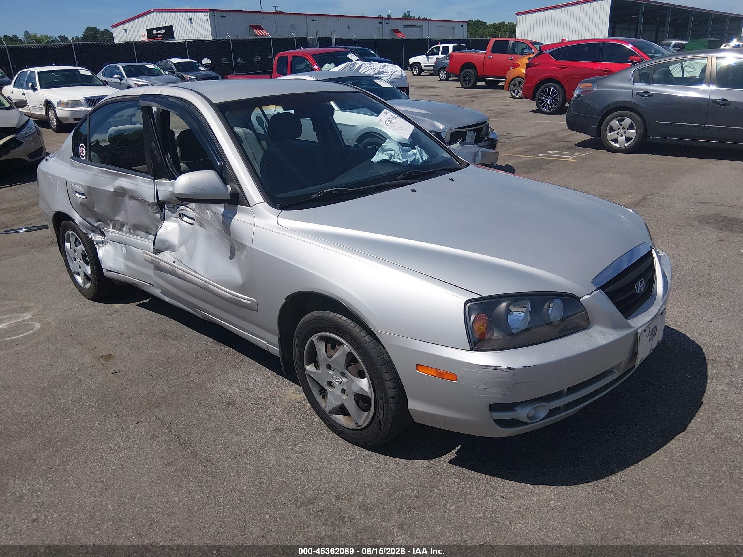 2006 Hyundai Elantra GLS, VIN KMHDN46D56U371673 — Side