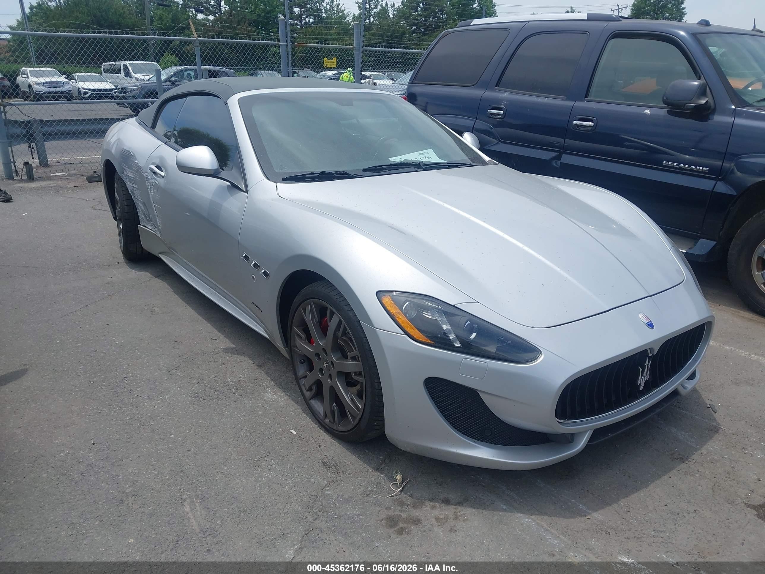 2015 Maserati GranTurismo Sport, VIN ZAM45VMA7F0147973 — Rear end