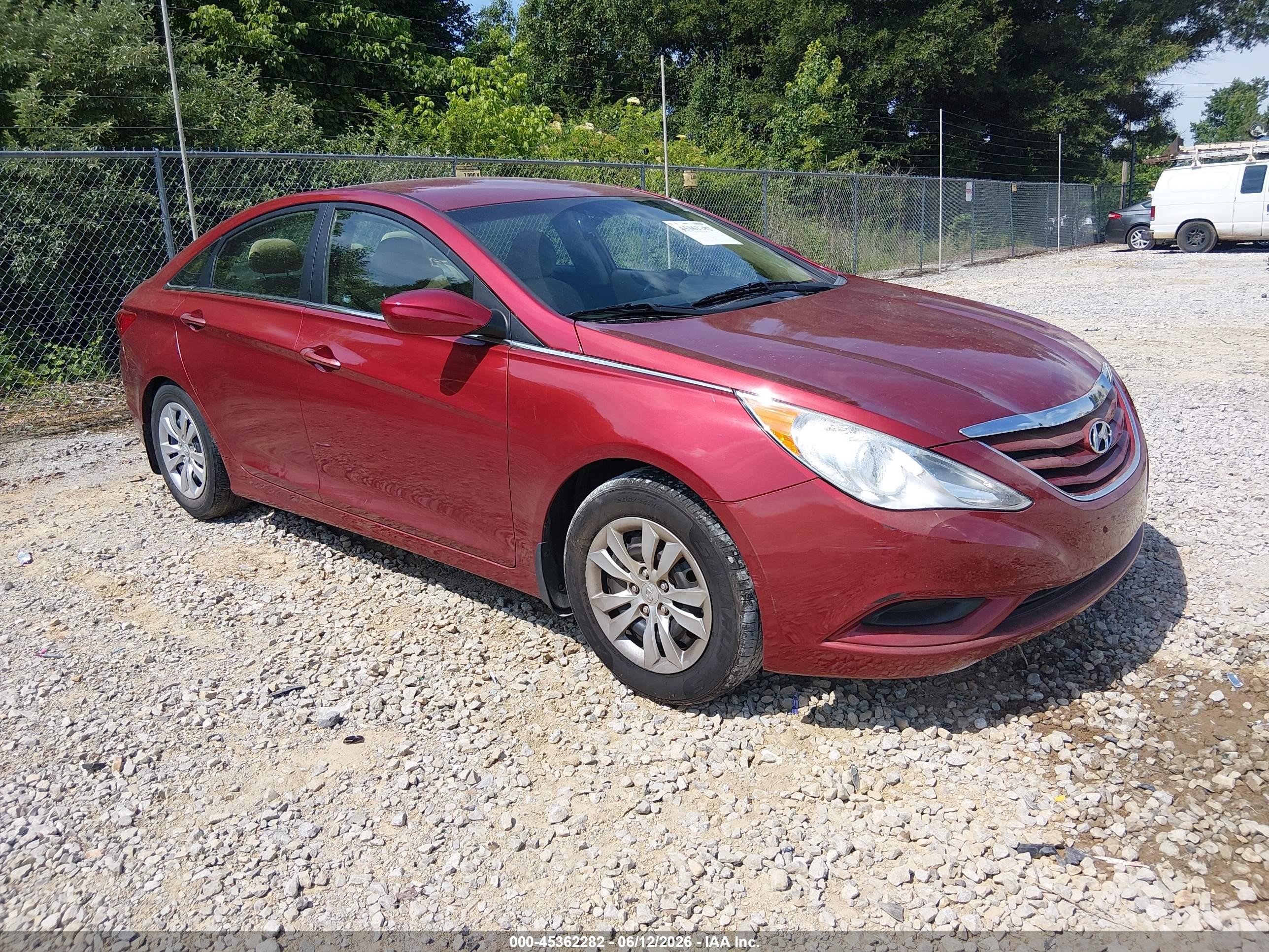2012 Hyundai Sonata GLS, VIN 5NPEB4AC2CH413481 — Water / flood