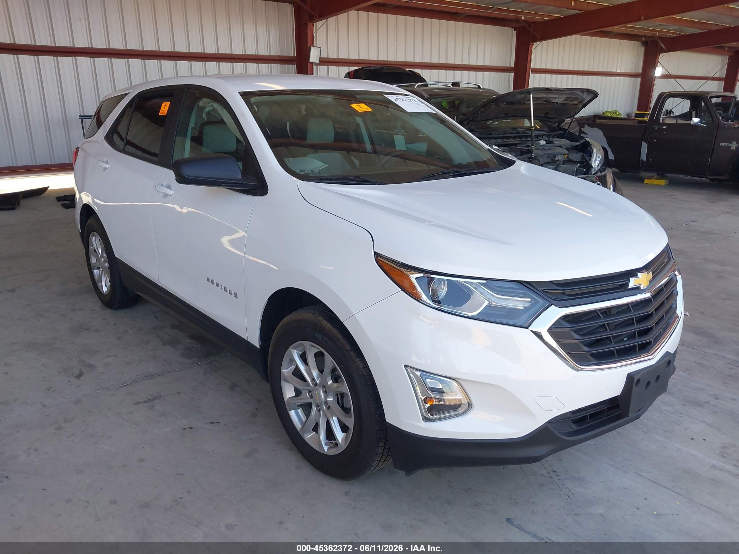 2020 Chevrolet Equinox LS, VIN 2GNAXHEV6L6129947 — Biohazard / chemical