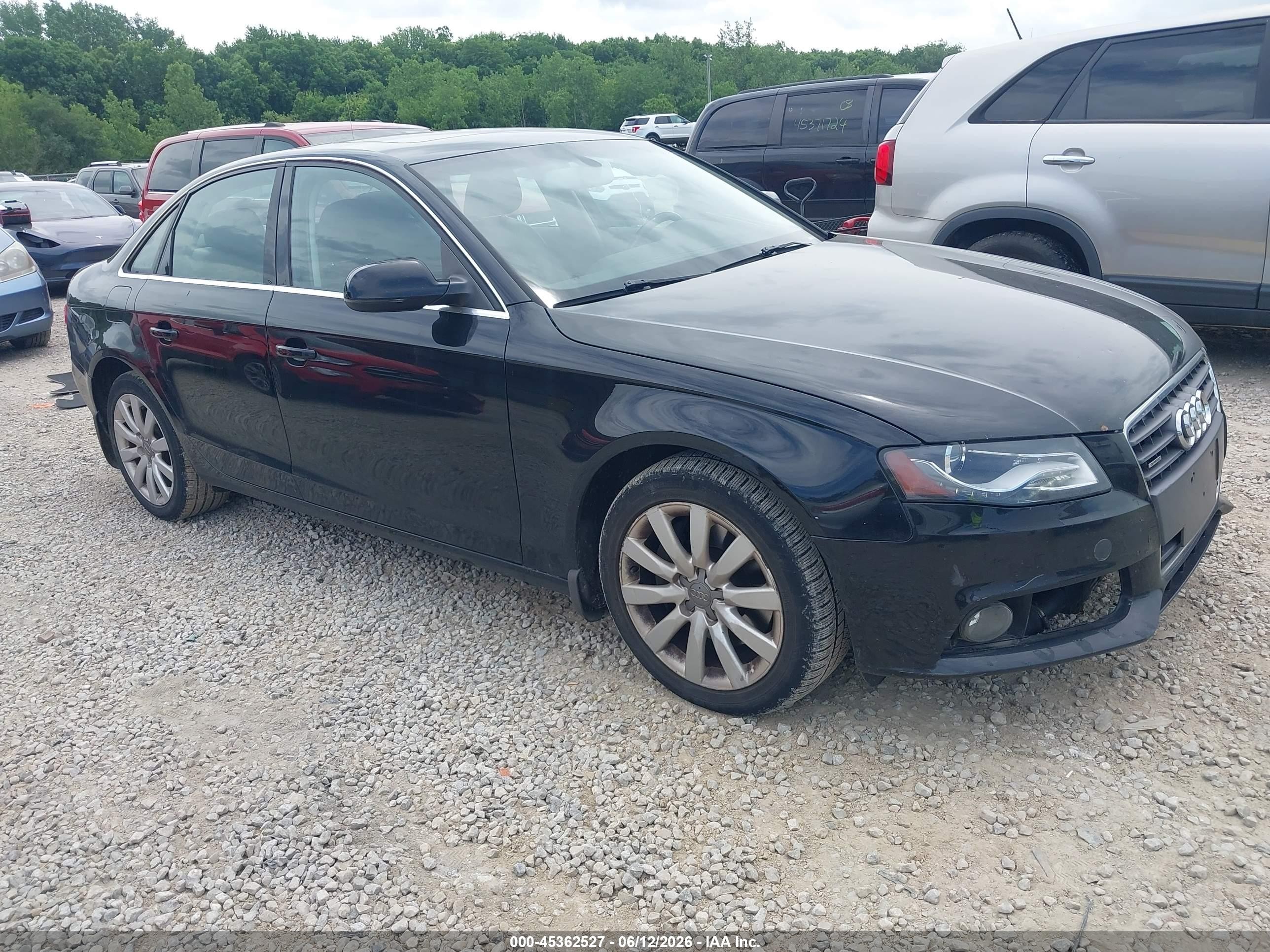2012 Audi A4 Premium, VIN WAUBFAFL3CN015885 — Front end
