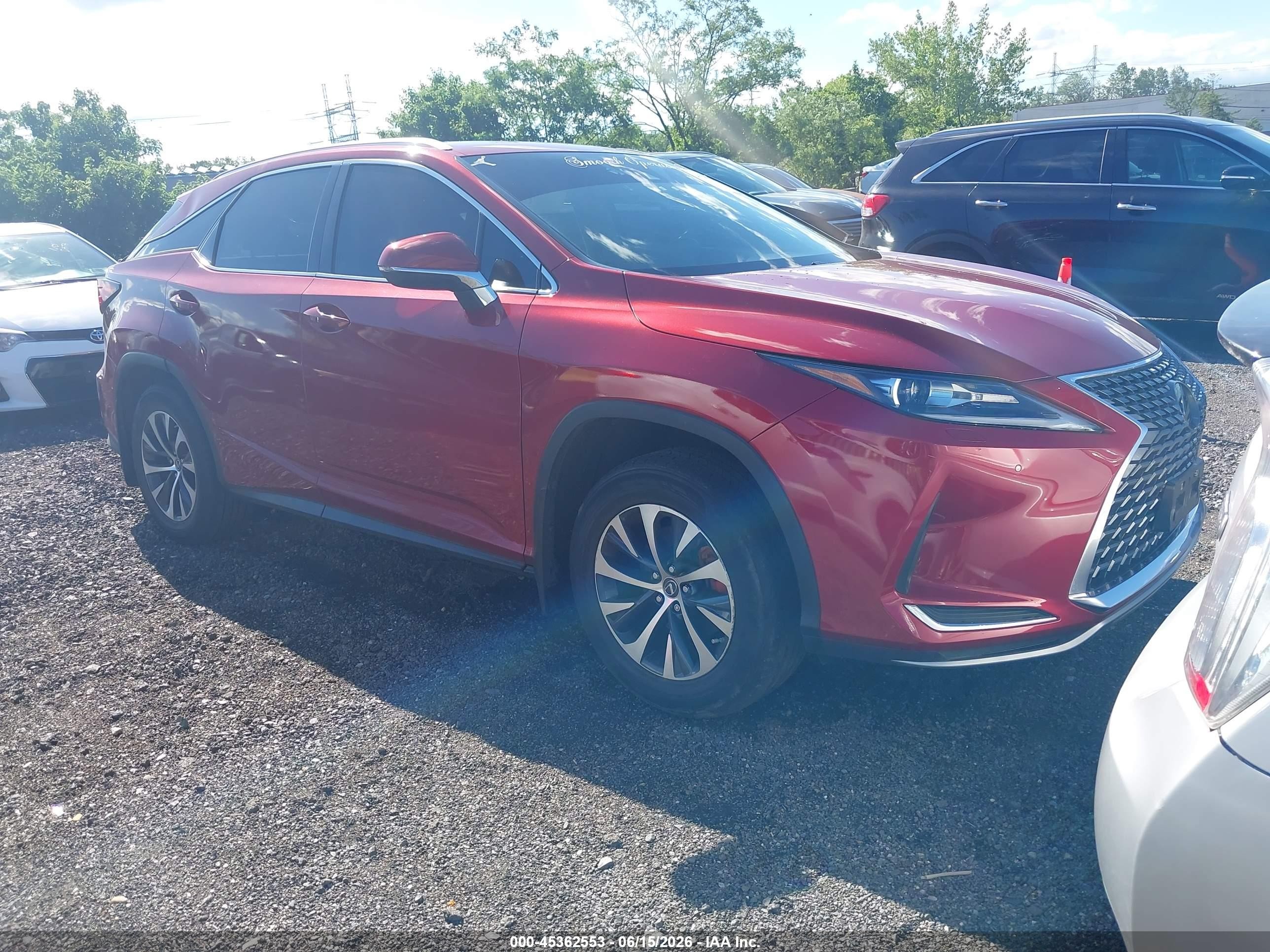 2020 Lexus RX 350, VIN 2T2HZMDA8LC244178 — Rear end
