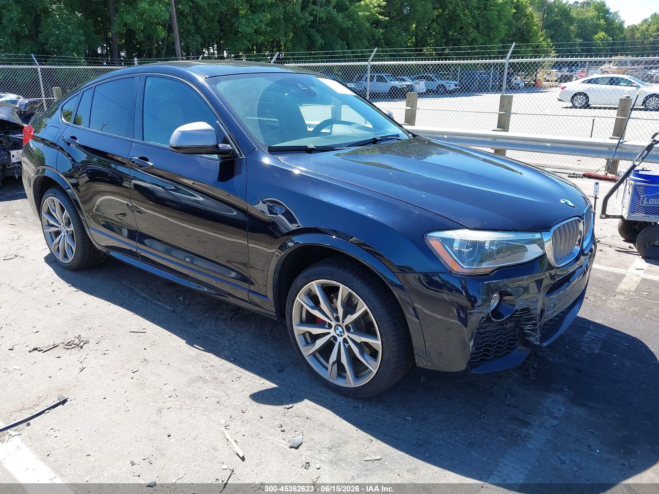2017 BMW X4 M40i, VIN 5UXXW7C51H0U25654 — Front end