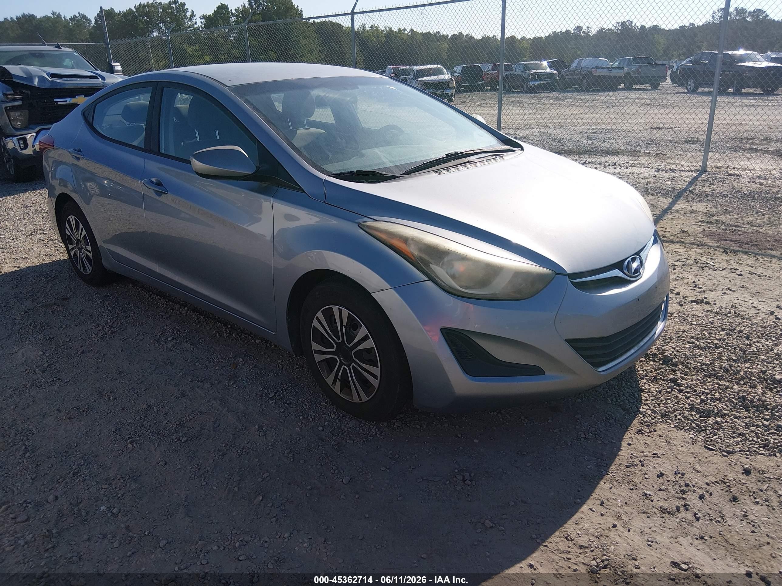 2016 Hyundai Elantra SE, VIN 5NPDH4AE6GH689602 — Mechanical