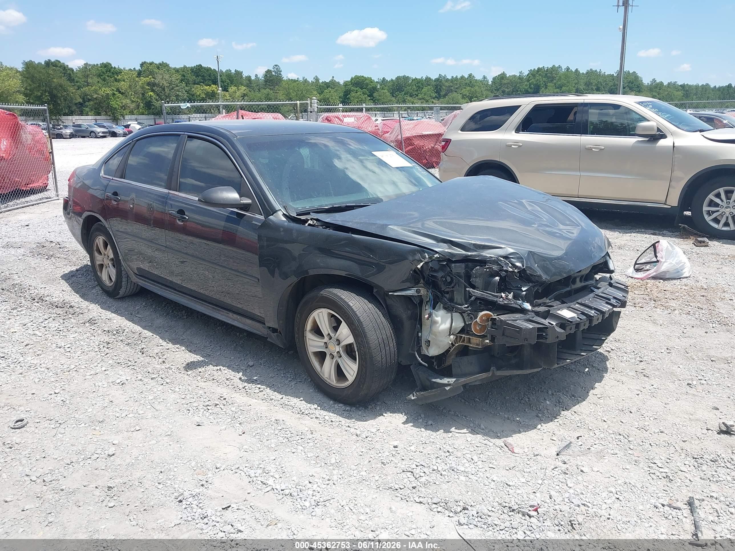 2014 Chevrolet Impala LS, VIN 2G1WA5E32E1168024 — Front end
