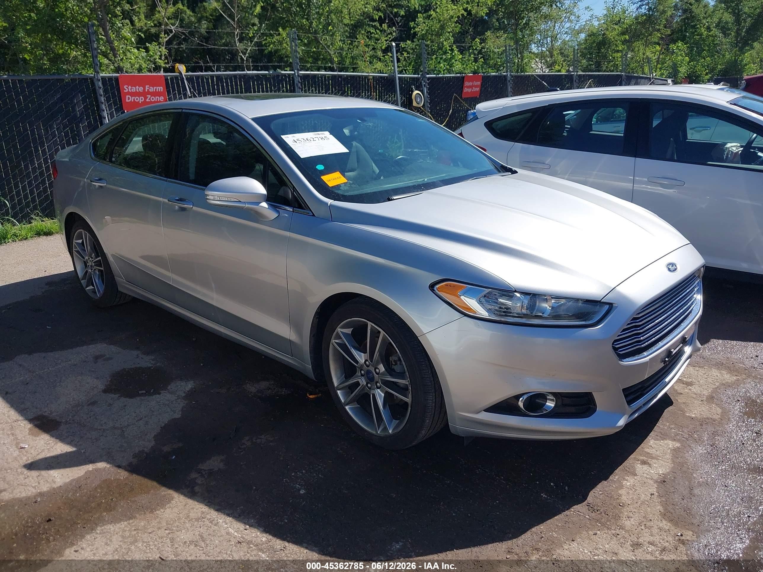 2016 Ford Fusion Titanium, VIN 3FA6P0D90GR114255 — Fresh water flood