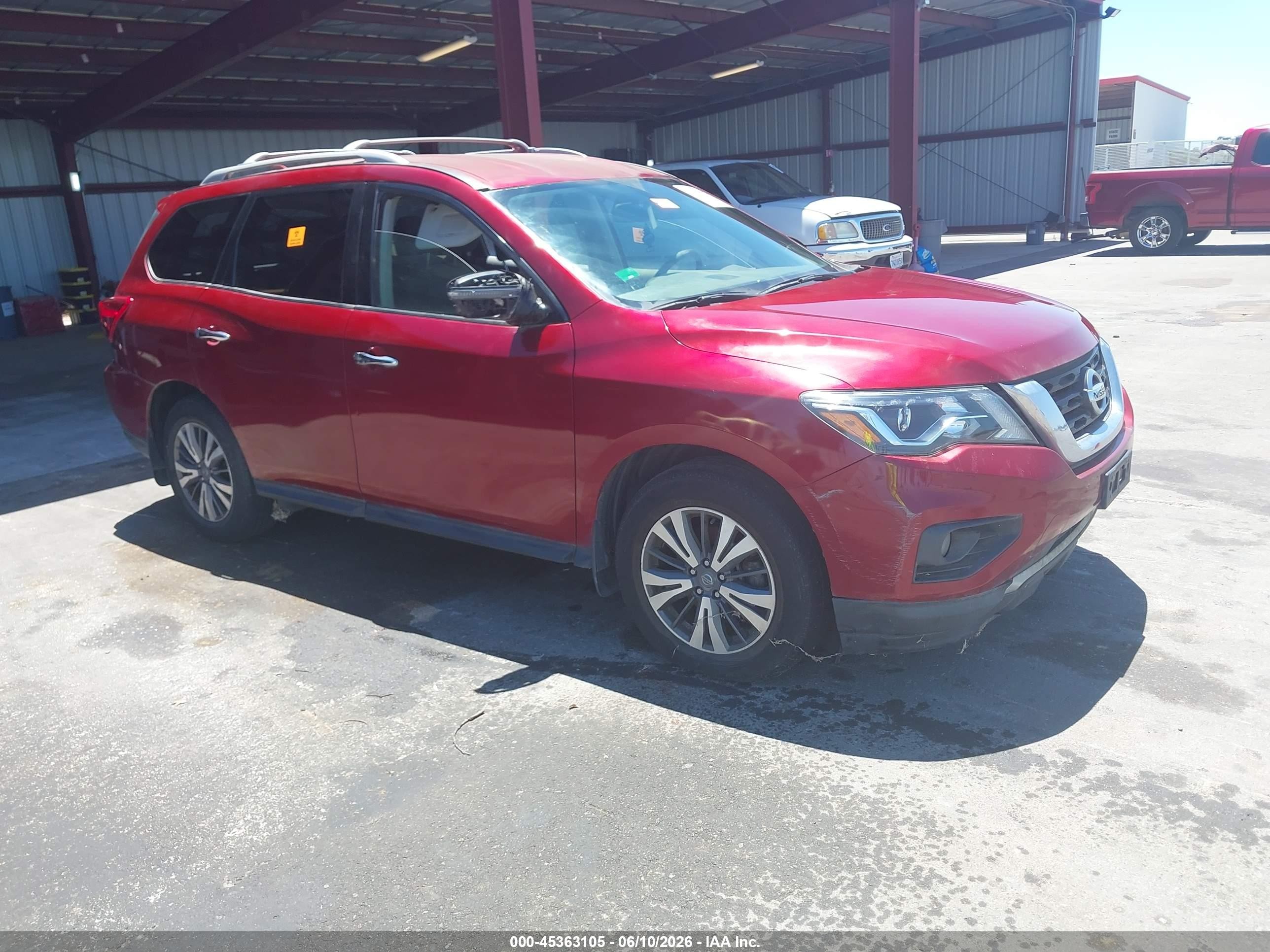 2020 Nissan Pathfinder SV, VIN 5N1DR2BN5LC575947 — Biohazard / chemical